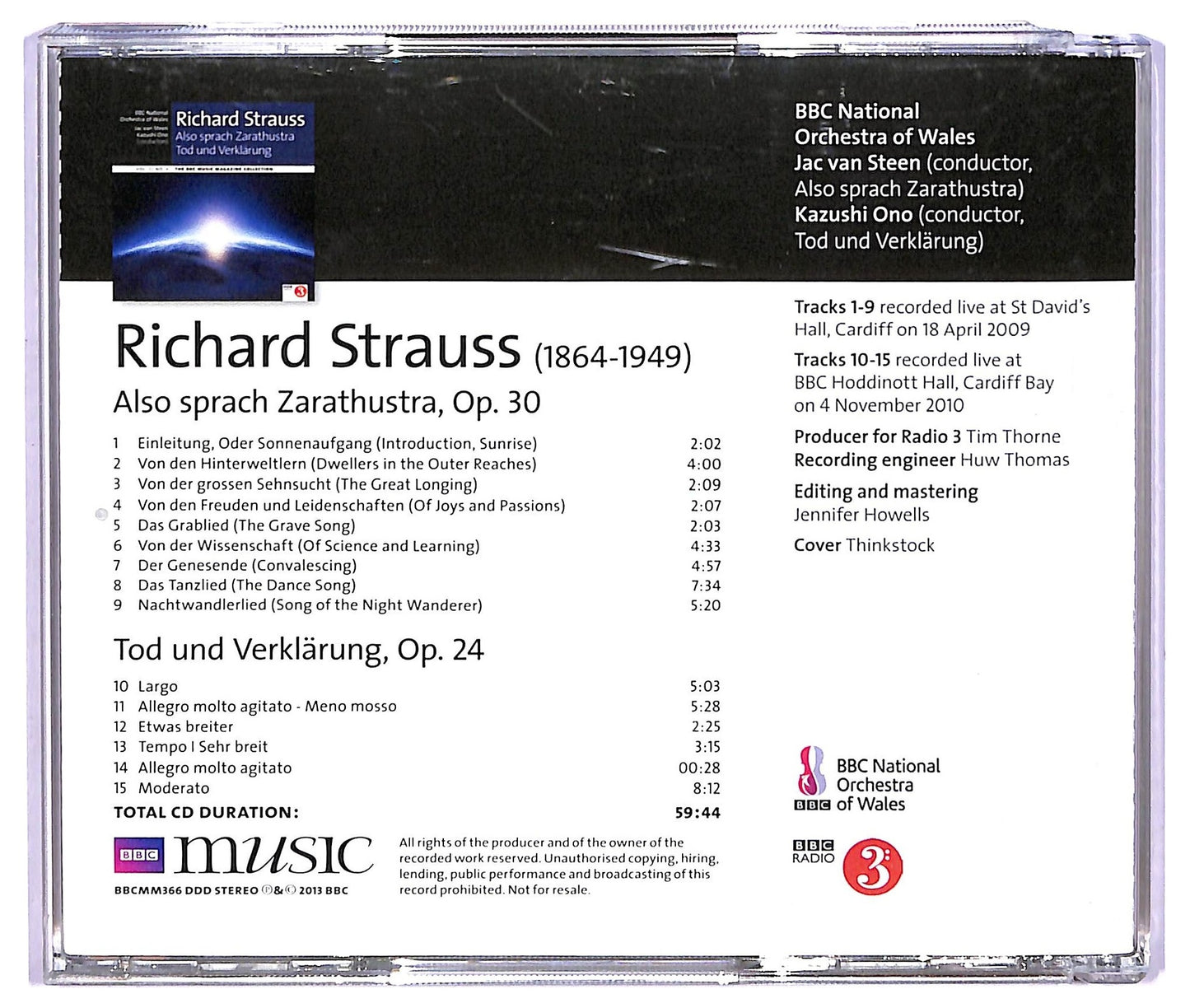 EBOND Richard Strauss - Also Sprach Zarathustra Tod Und Verklarung CD CD065427