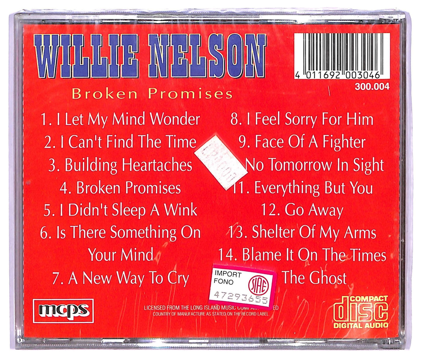 EBOND Willie Nelson - Broken Promises CD CD065445
