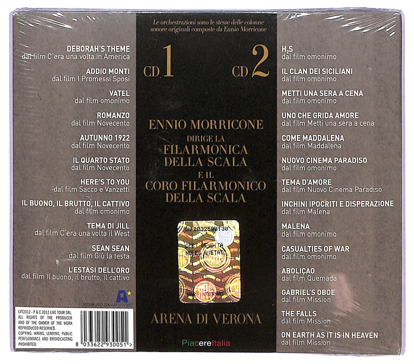 EBOND Ennio Morricone - Giorgio Armani Presenta Musica Per Il Cinema CD CD065453