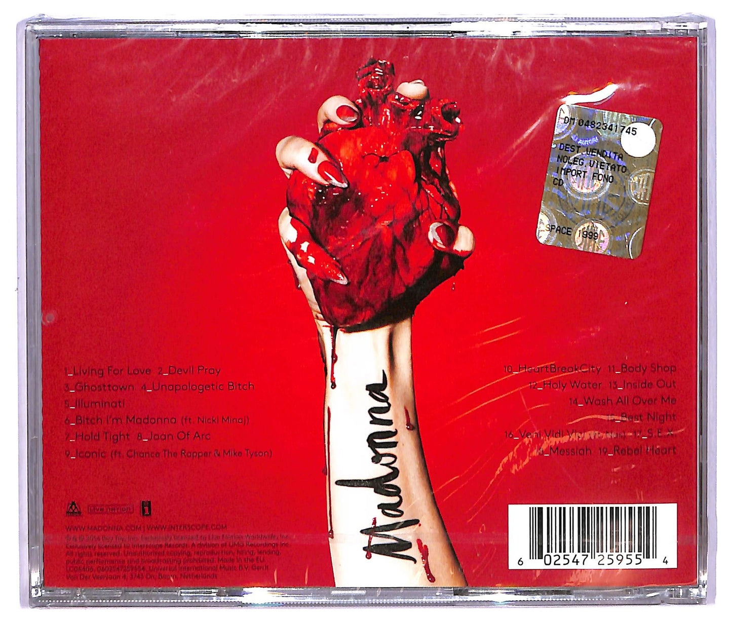EBOND Madonna - Rebel Heart CD CD065456