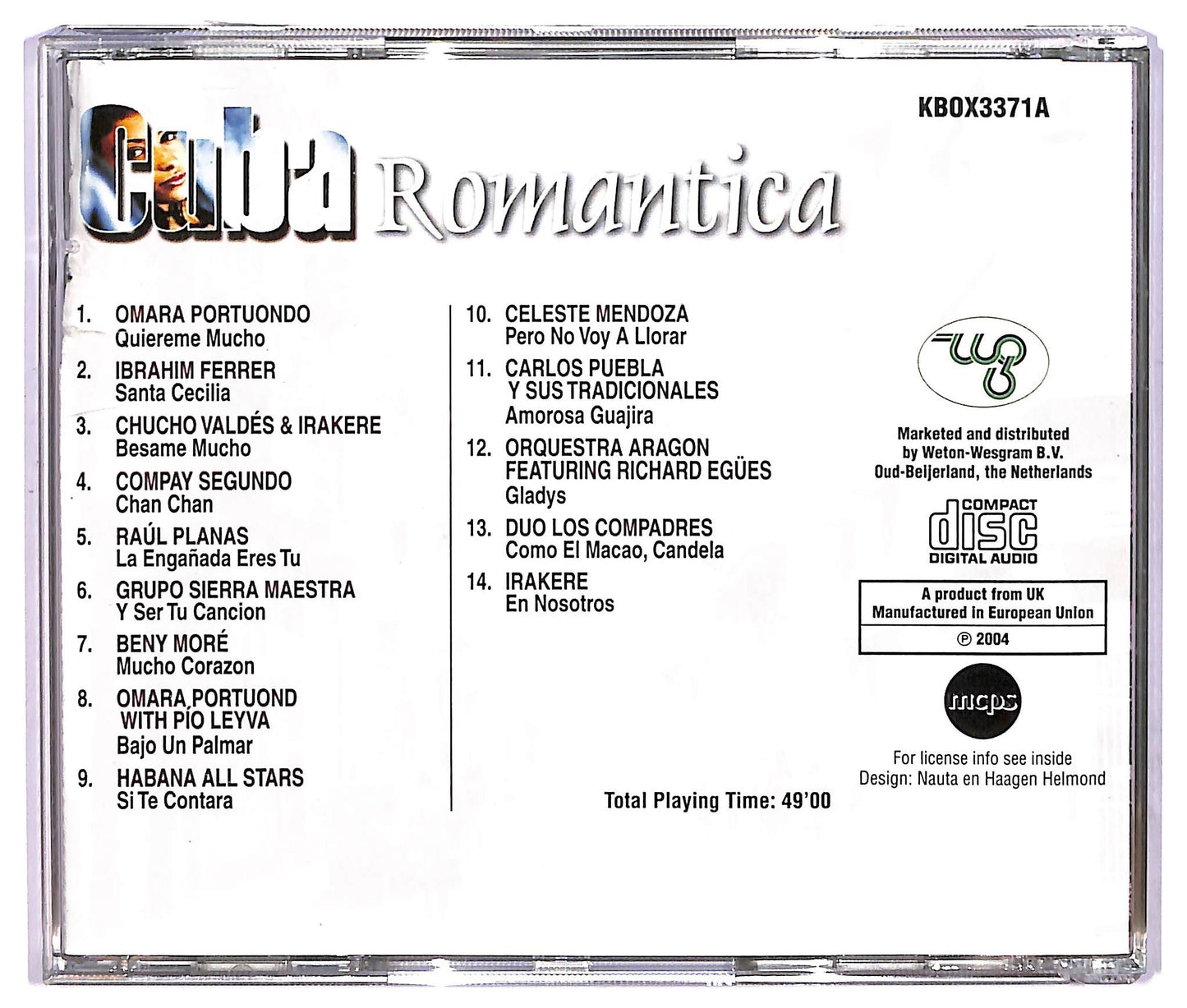 EBOND Various - Cuba Romantica CD CD065524