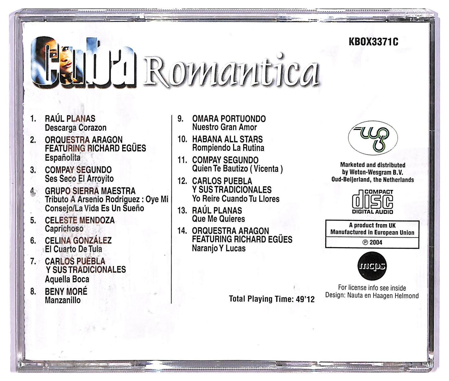 EBOND Various - Cuba romantica cd 3 CD065527