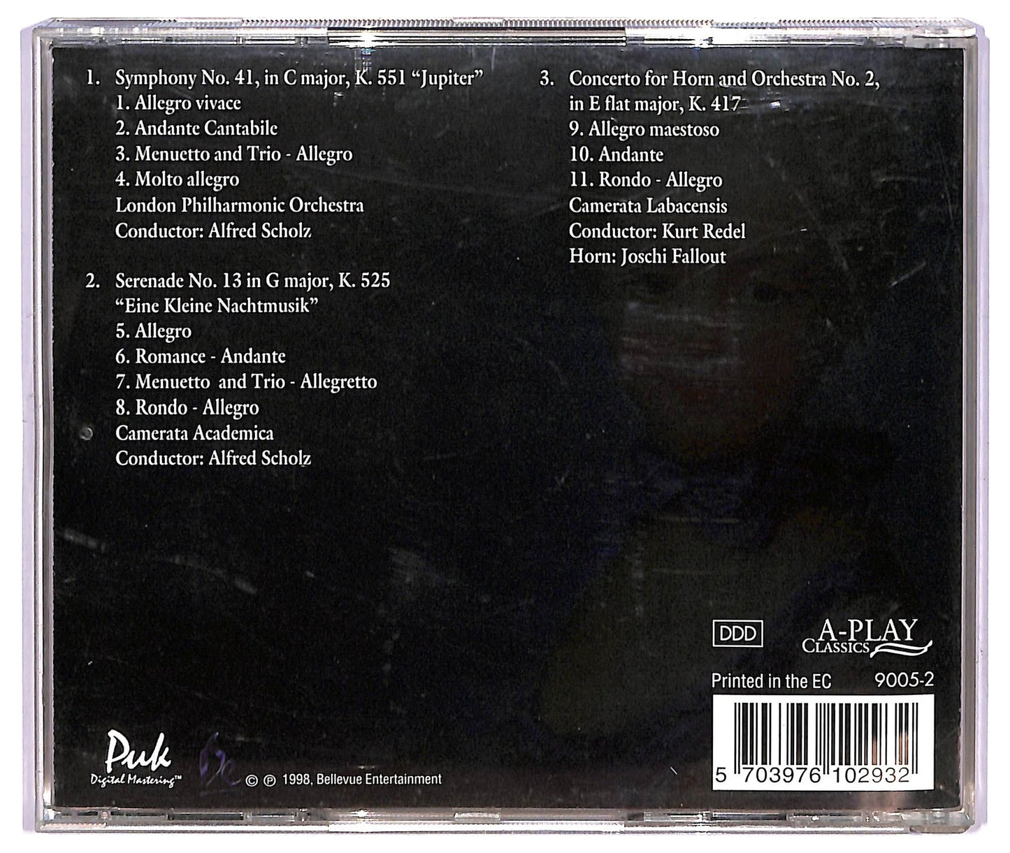 EBOND Mozart - Eine Kleine Nachtmusic CD CD065536