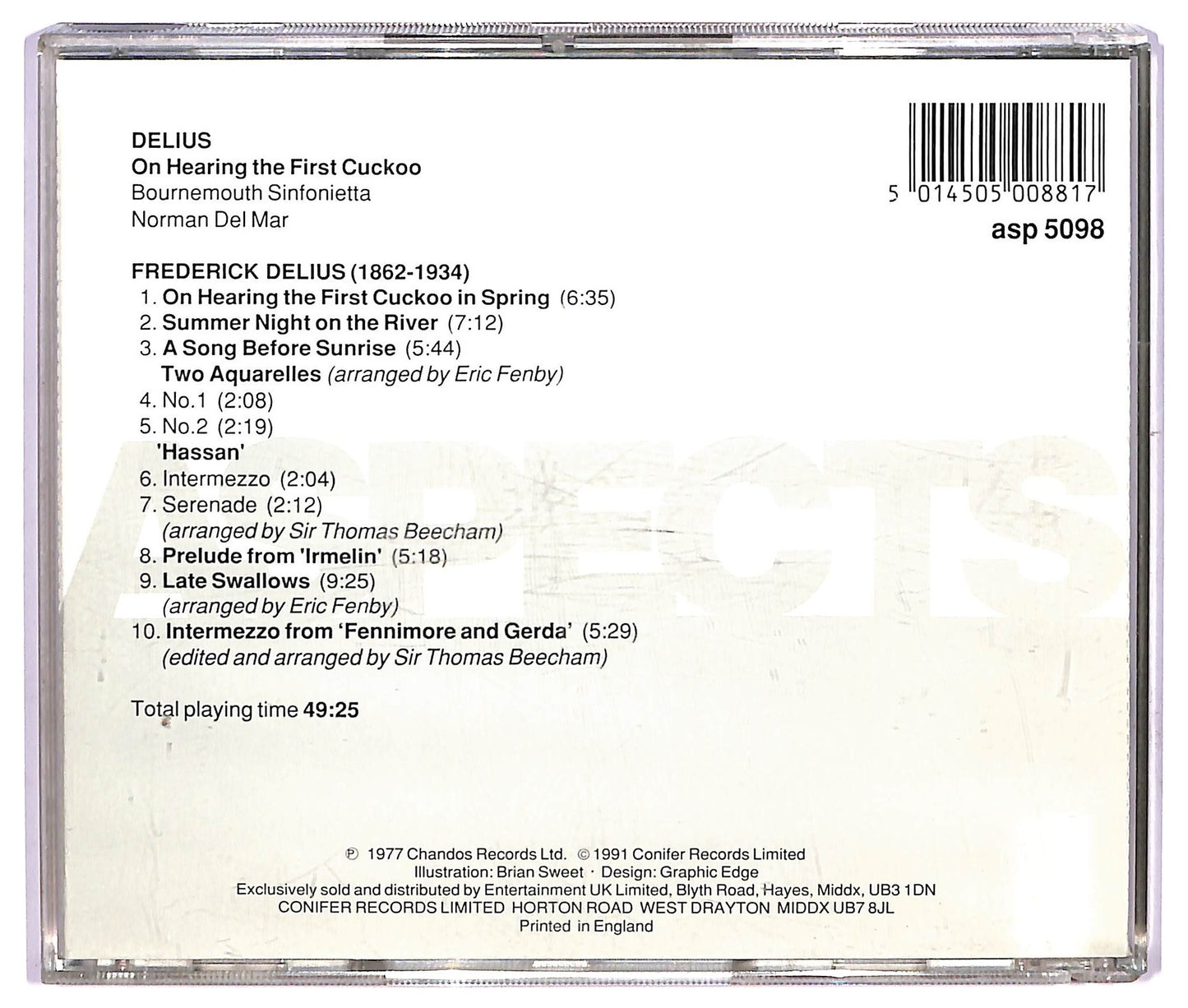 EBOND Delius - On Hearing The First Cuckoo CD CD065539