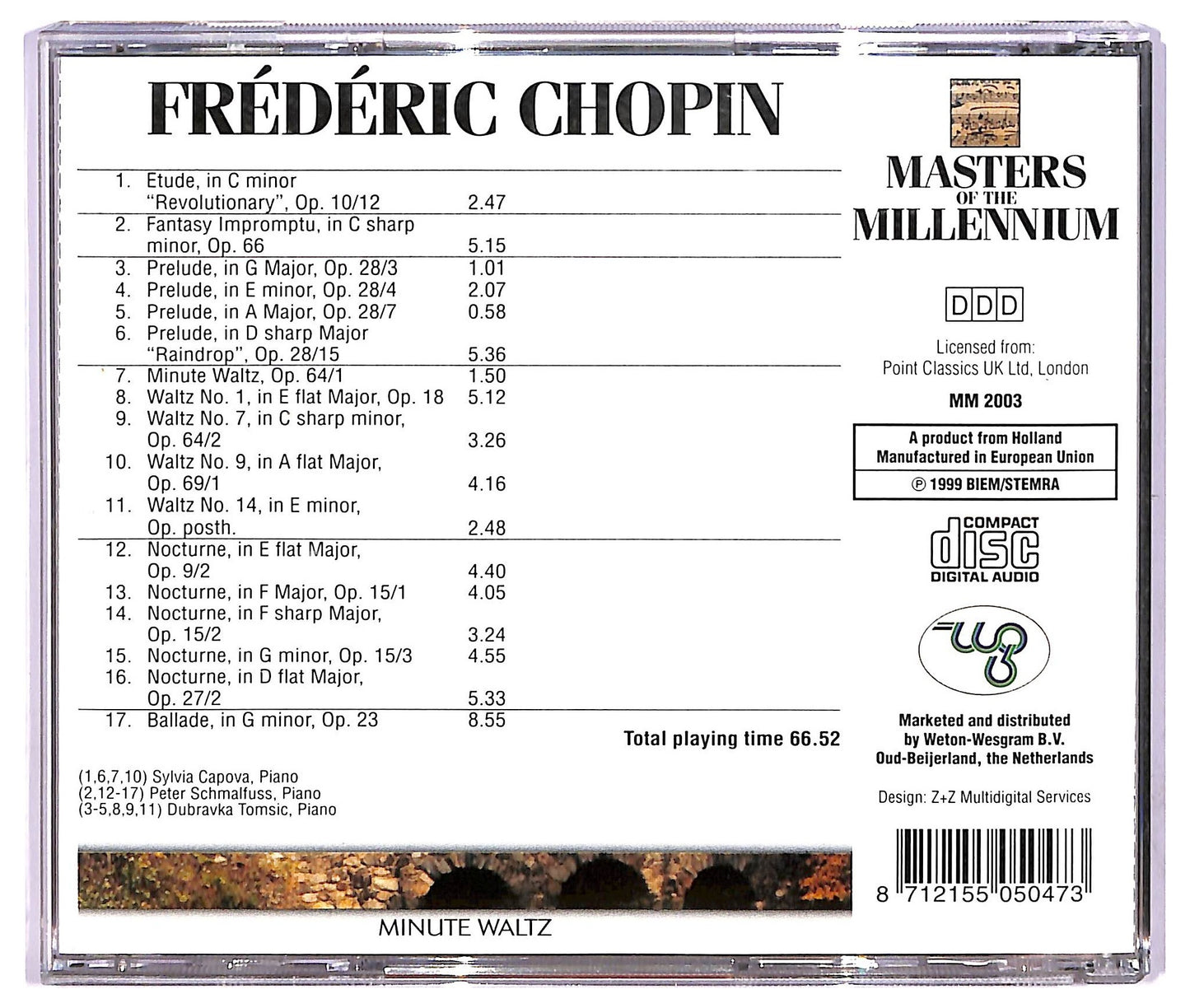EBOND Frederic Chopin - Minute Waltz CD CD065540