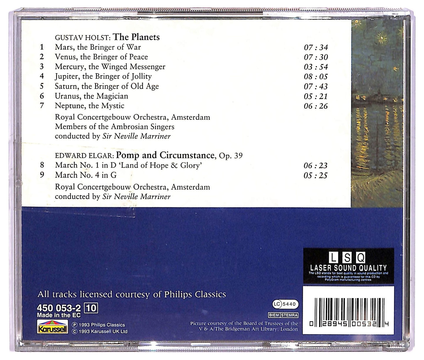 EBOND Holst - The Planets Pomp & Circumstance Marches Nos. 1 & 4 CD CD065543