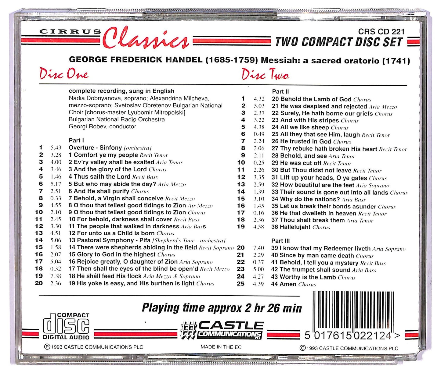 EBOND Handel - Handel's Messiah CD CD065560