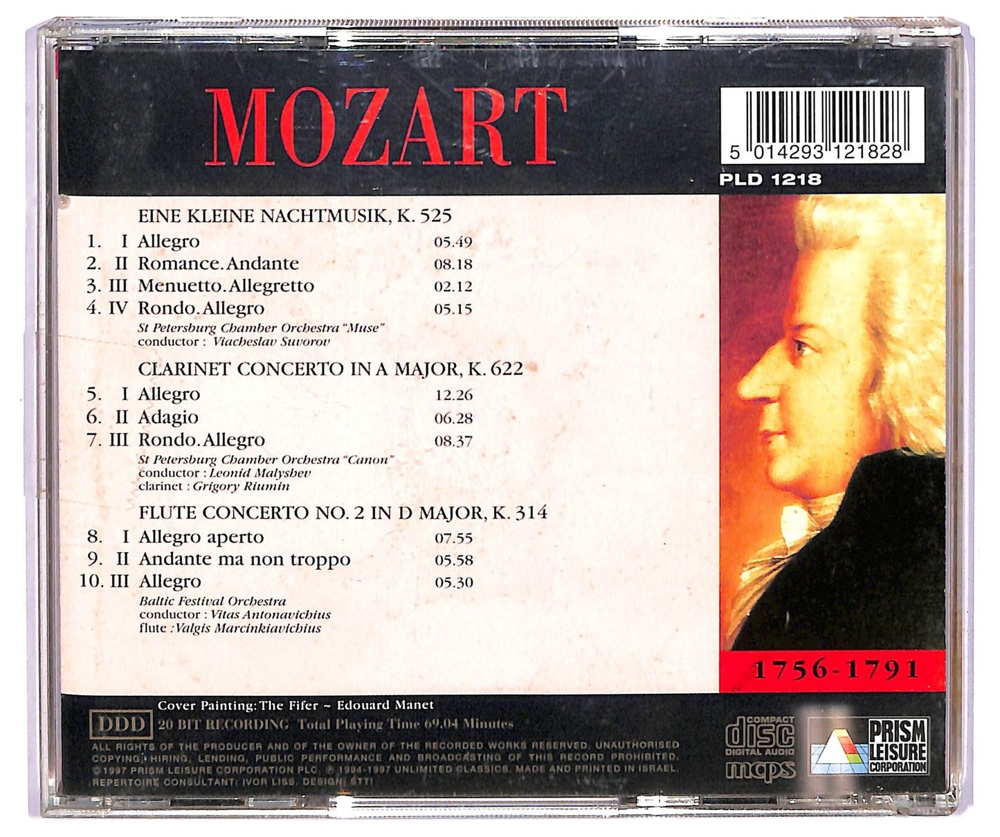 EBOND Mozart - Eine Kleine Nachtmusik - Clarinet Concerto CD CD065614