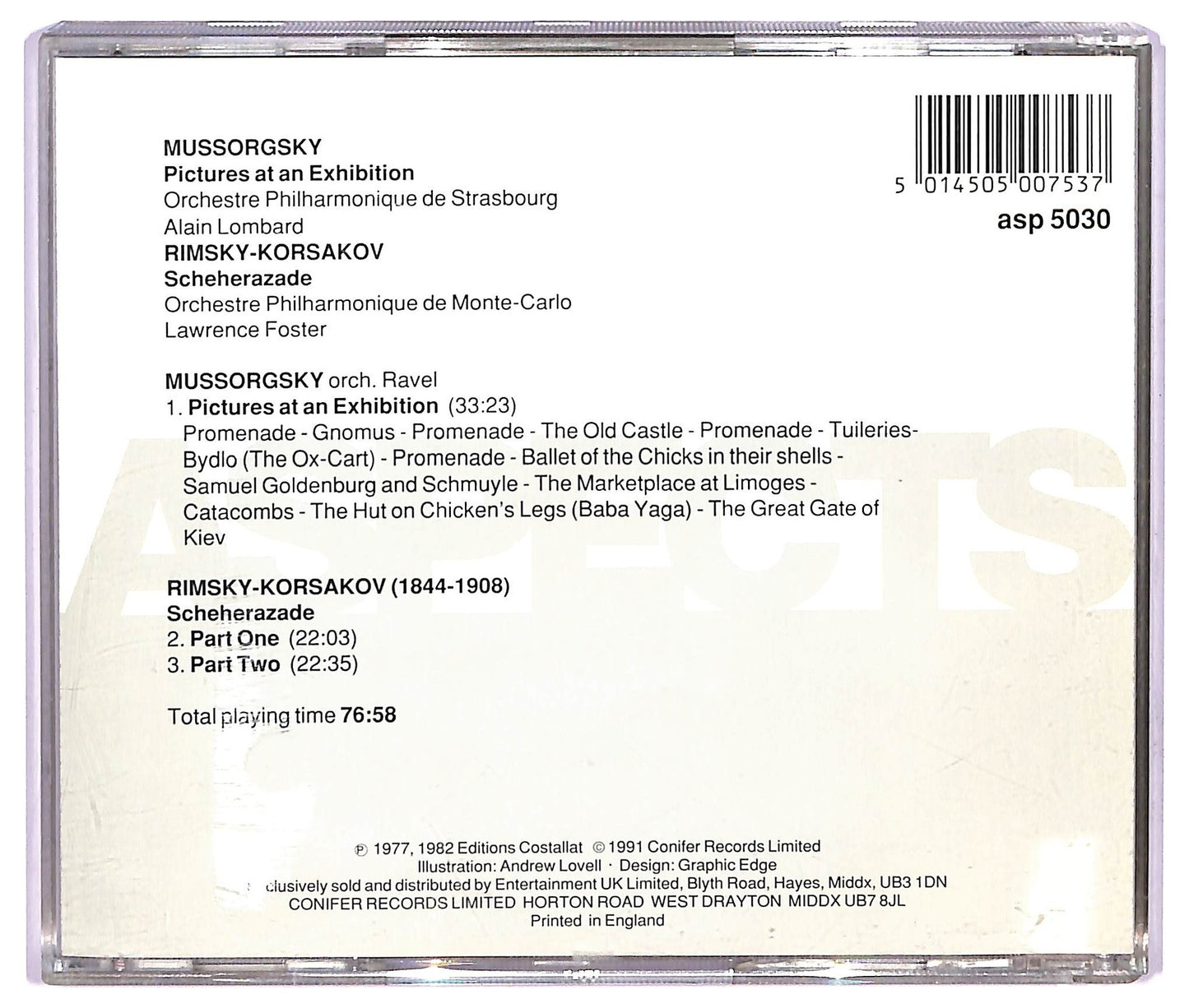 EBOND Mussorgsky , Rimsky-Korsakov - Pictures At An Exhibition CD CD065617