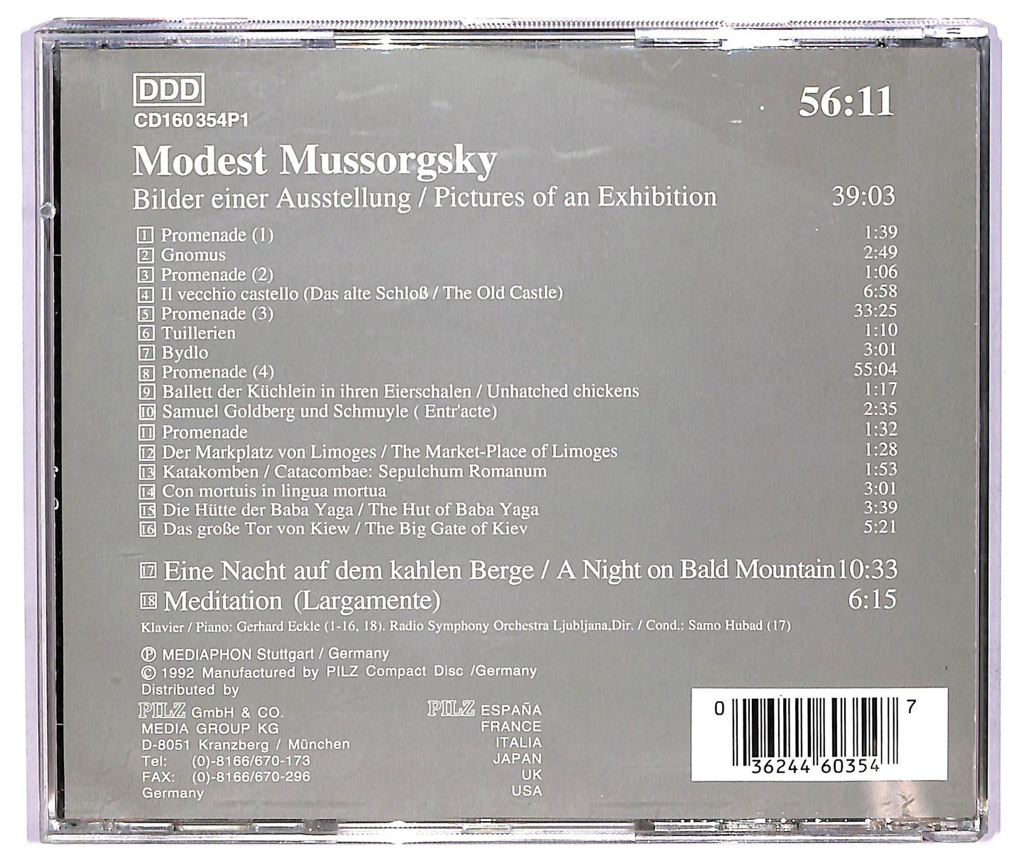 EBOND Modest Mussorgsky - Bilder Einer Ausstellung = Pictures At An Exhibition CD CD065618