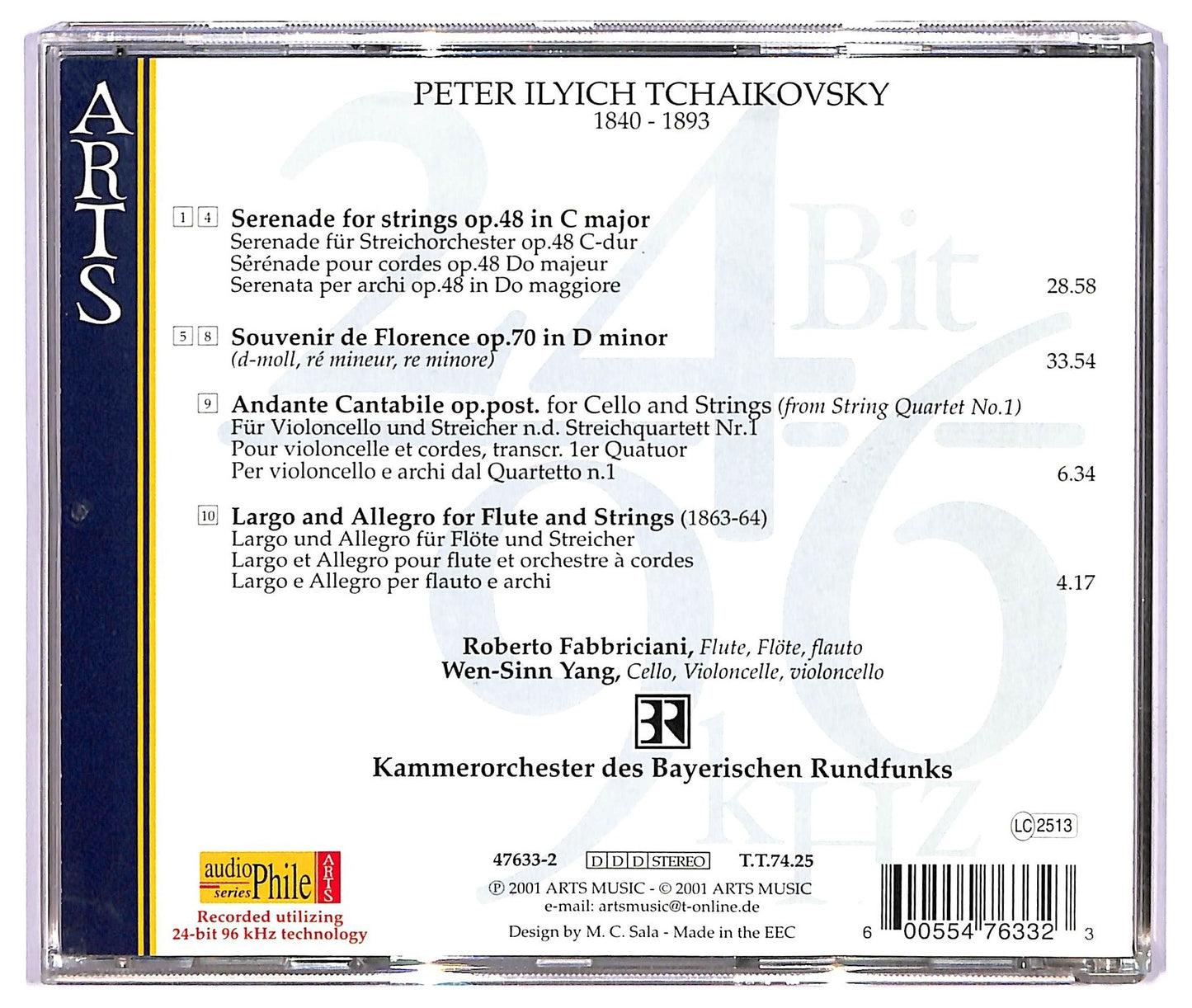 EBOND Tchaikovsky - Serenade For Strings Op.48 Op.70 CD CD065641