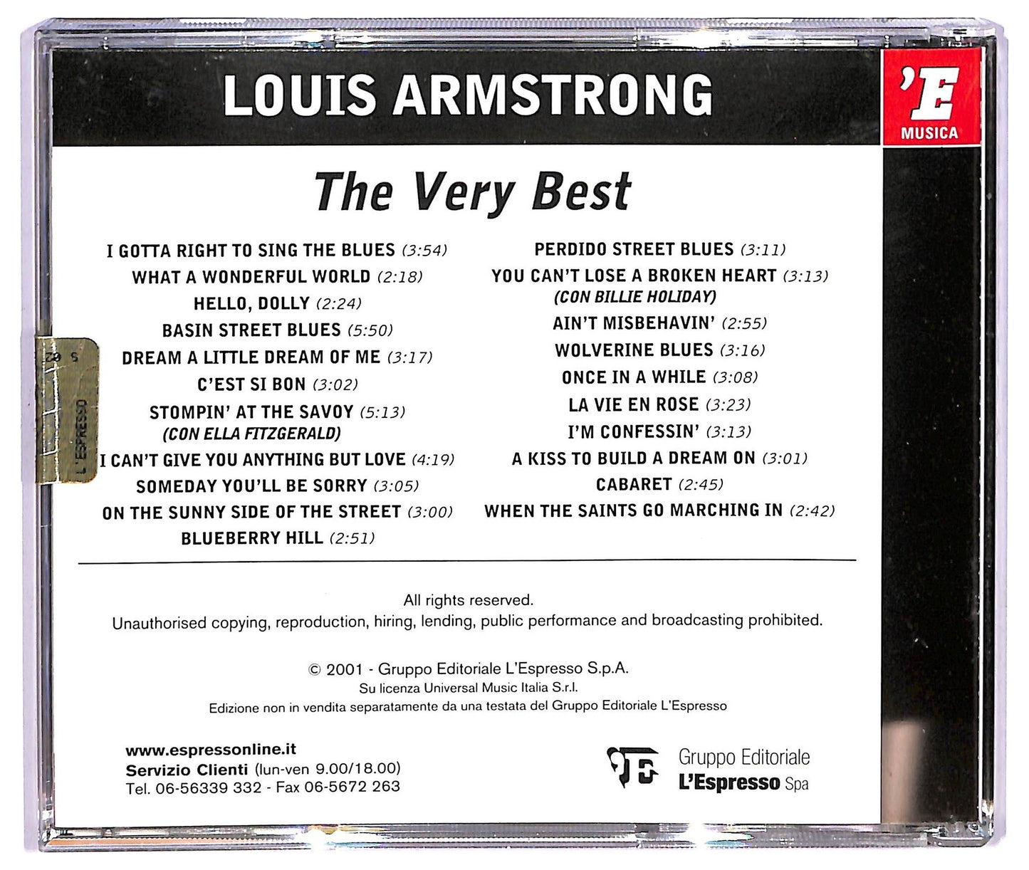 EBOND Louis Armstrong - The Very Best CD CD065658