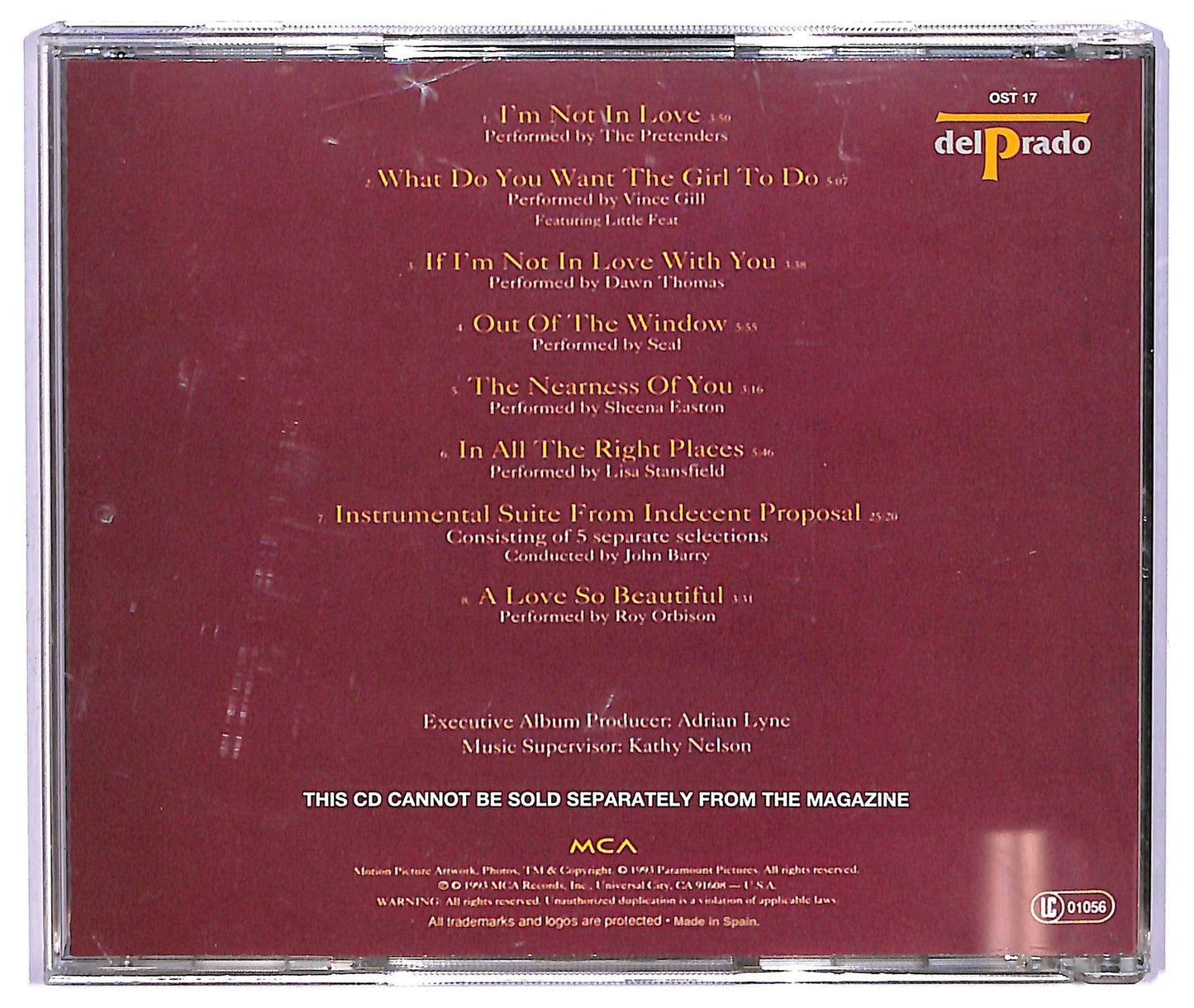 EBOND Various - Indecent Proposal ( Soundtrack) CD CD065720