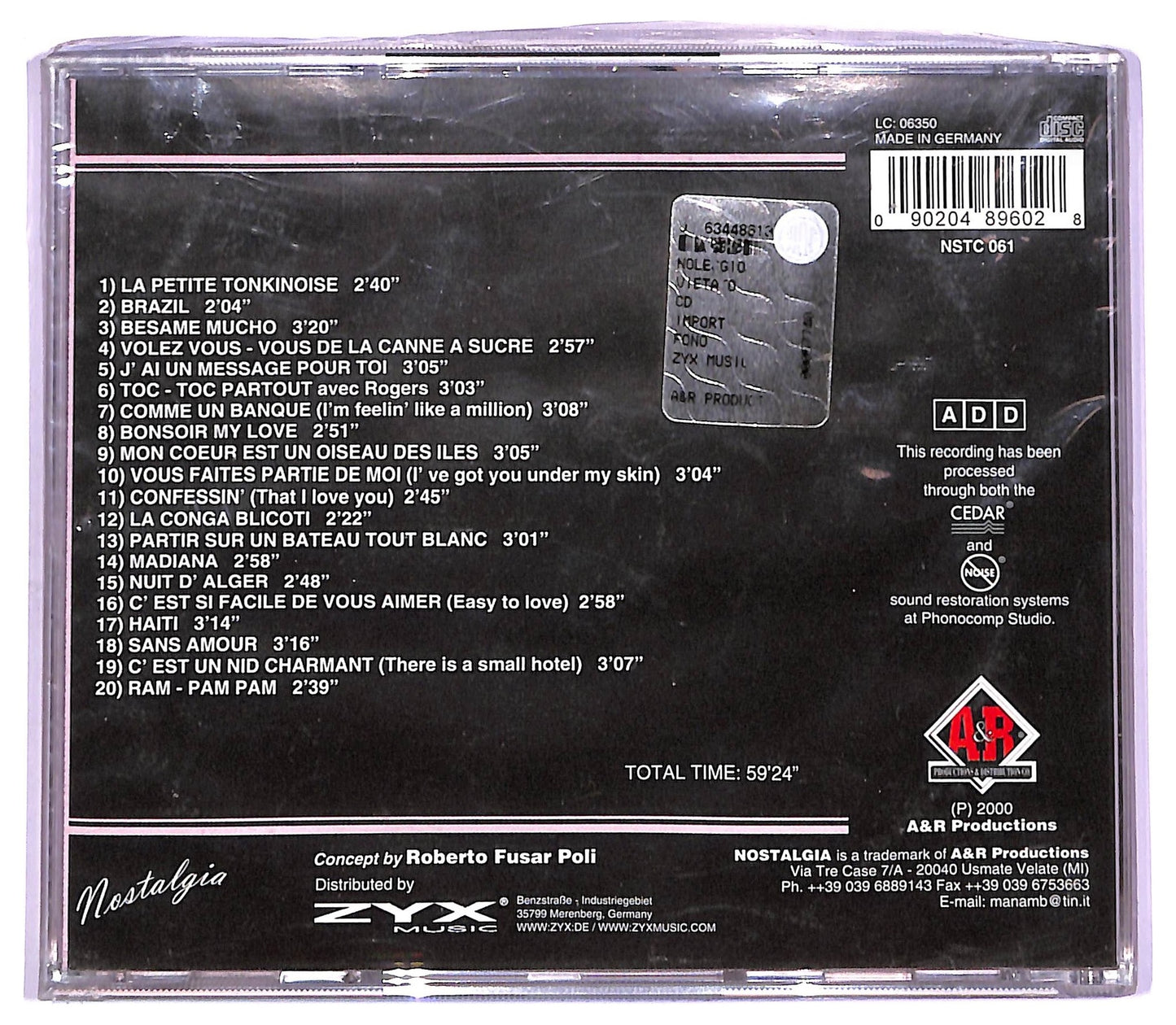 EBOND Josephine Baker - Bonsoir My Love CD CD065817