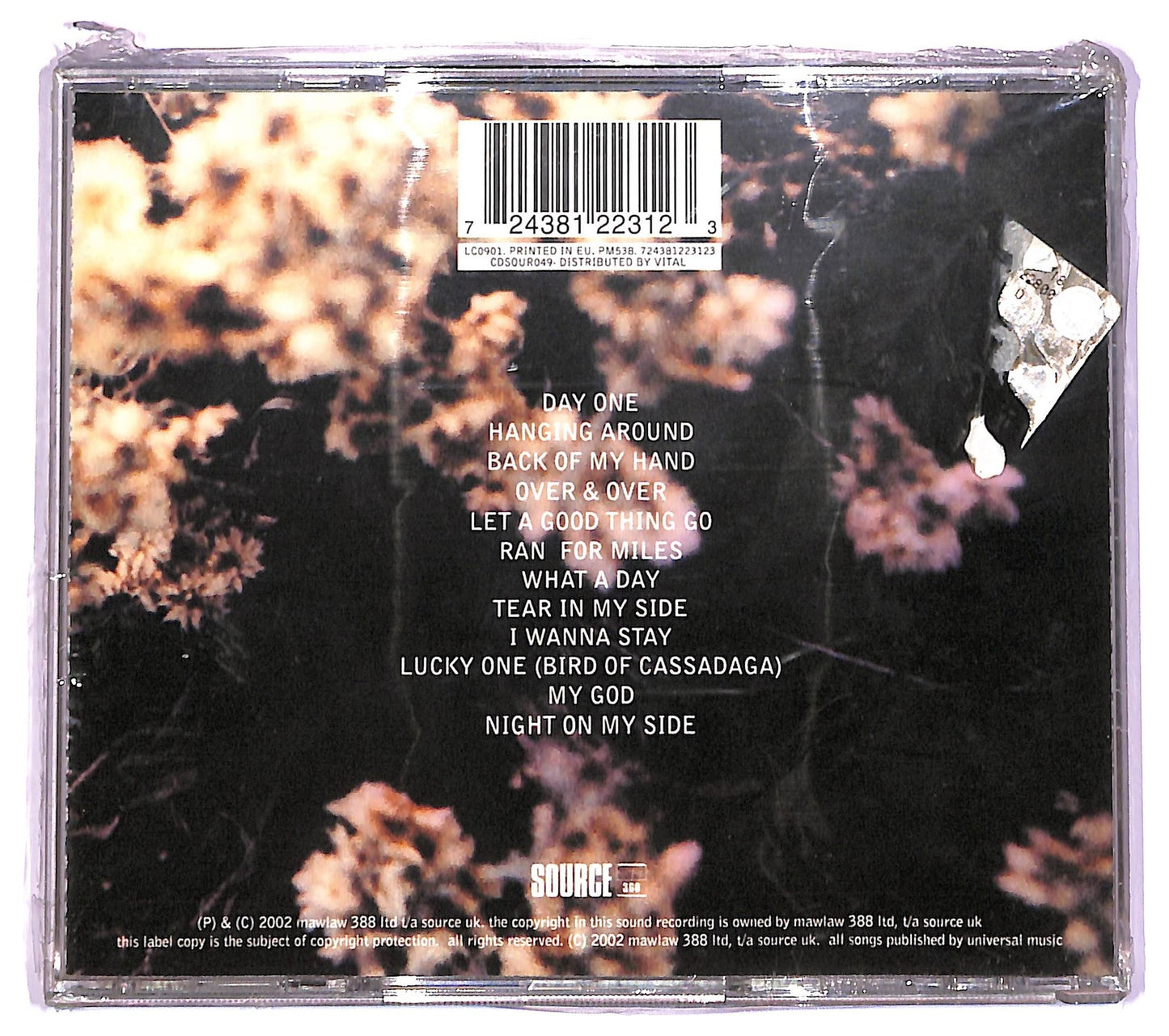 EBOND Gemma Hayes - Night On My Side ALBUM JEWEL CASE CD CD065838