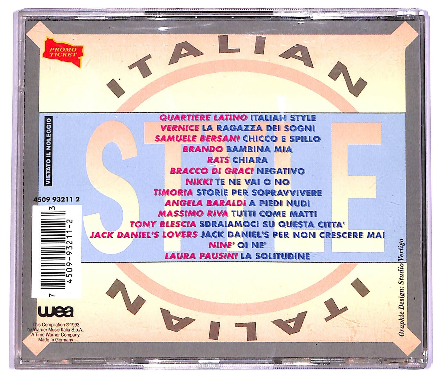EBOND Italian Style La Compilation CD CD065846