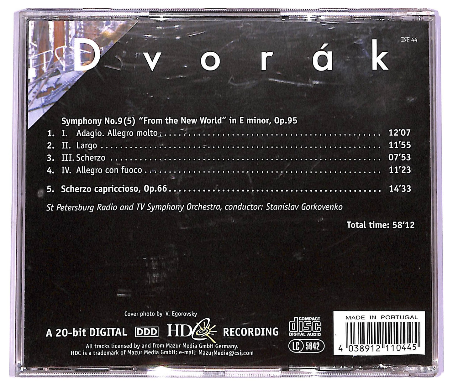 EBOND Dvorak - New World Symphony CD CD065850