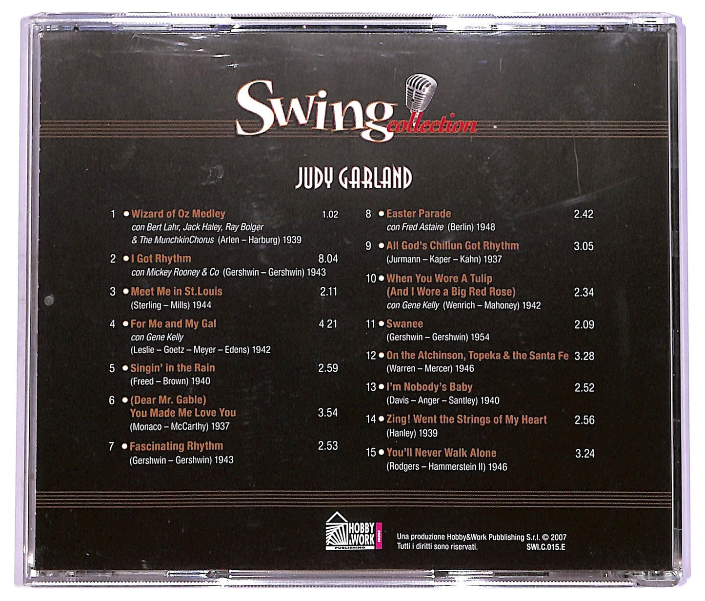 EBOND Judy Garland - Judy Garland - Swing Collection COMPILATION EDITORIALE JEWEL CASE CD CD065920