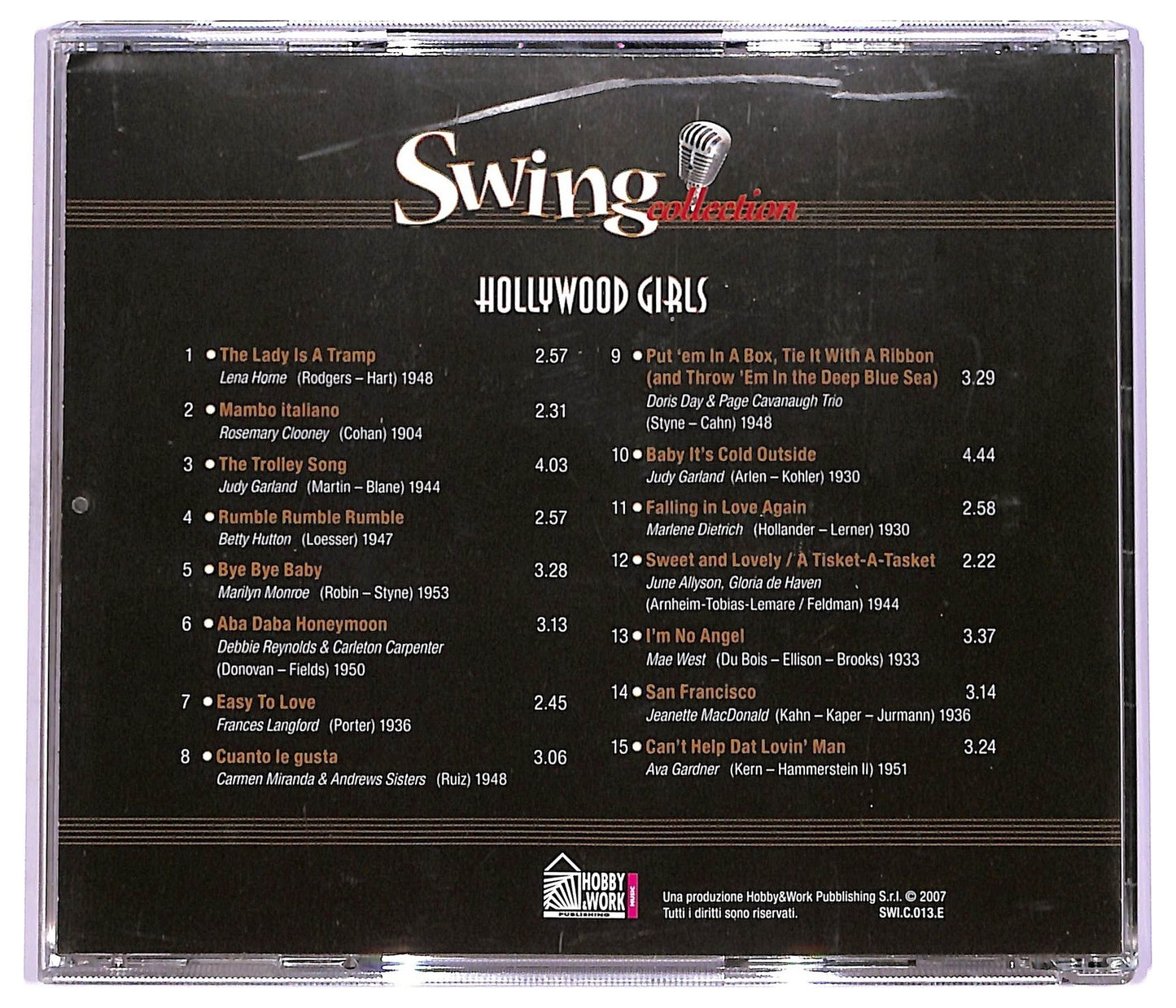 EBOND Various - Hollywood Girls COMPILATION EDITORIALE JEWEL CASE CD CD065927