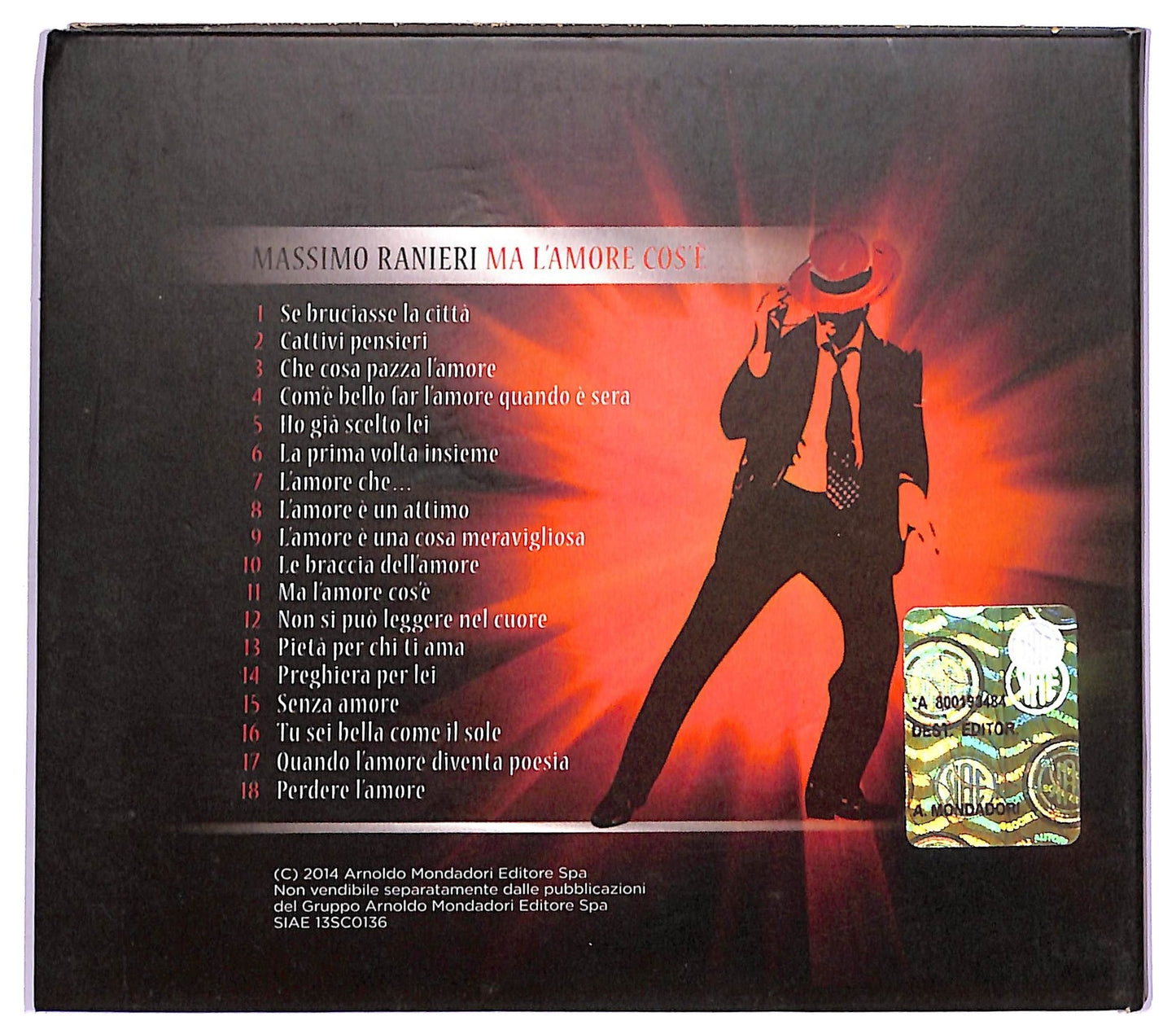 EBOND Massimo Ranieri - Ma L'Amore Cos'E' COMPILATION EDITORIALE DIGIPACK CD CD065928