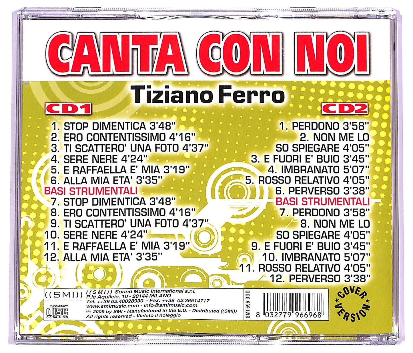 EBOND Various - canta con Noi - Tiziano Ferro CD CD065962