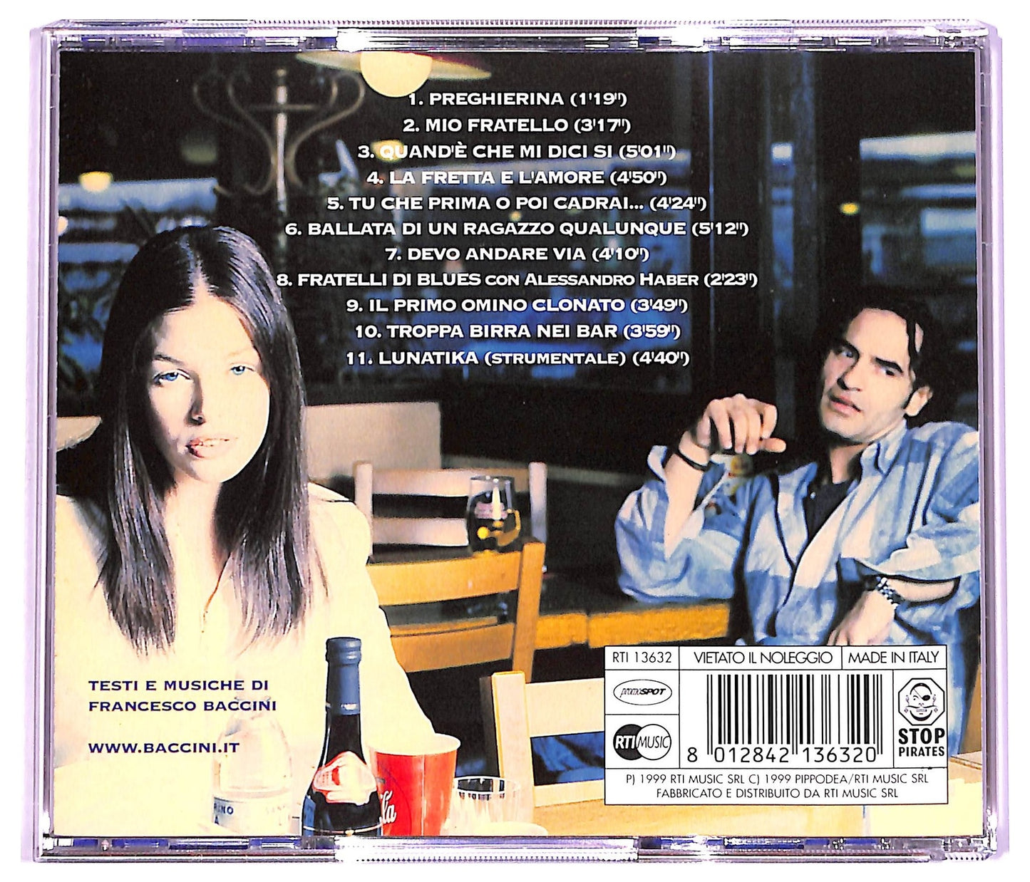 EBOND Francesco Baccini - Nostra Signora Degli Autogrill ALBUM JEWEL CASE CD CD066001