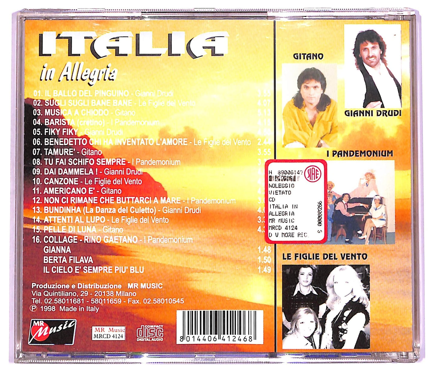 EBOND Various - Italia in Allegria CD CD066024