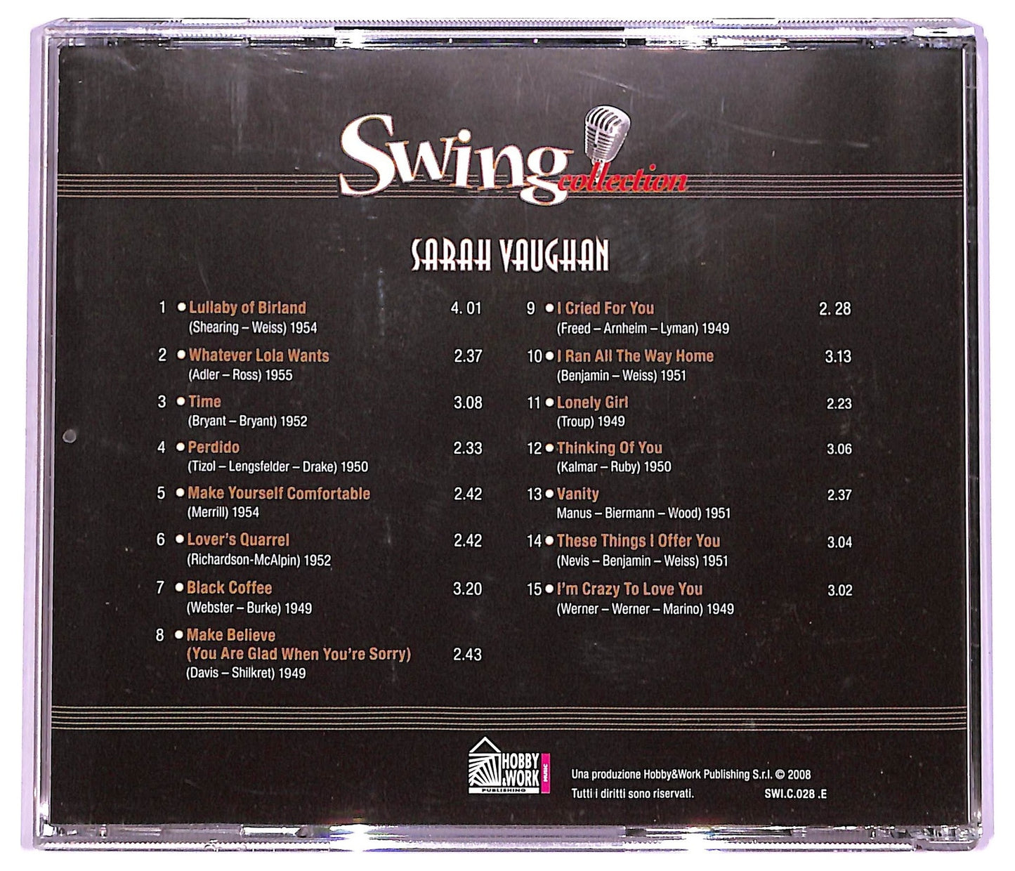 EBOND Various - Sarah Vaughan CD CD066028