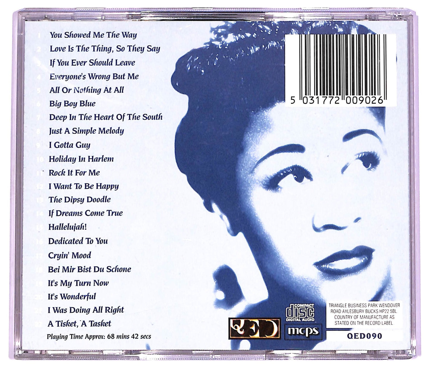 EBOND Ella Fitzgerald - A Tisket, A Tasket COMPILATION JEWEL CASE CD CD066032