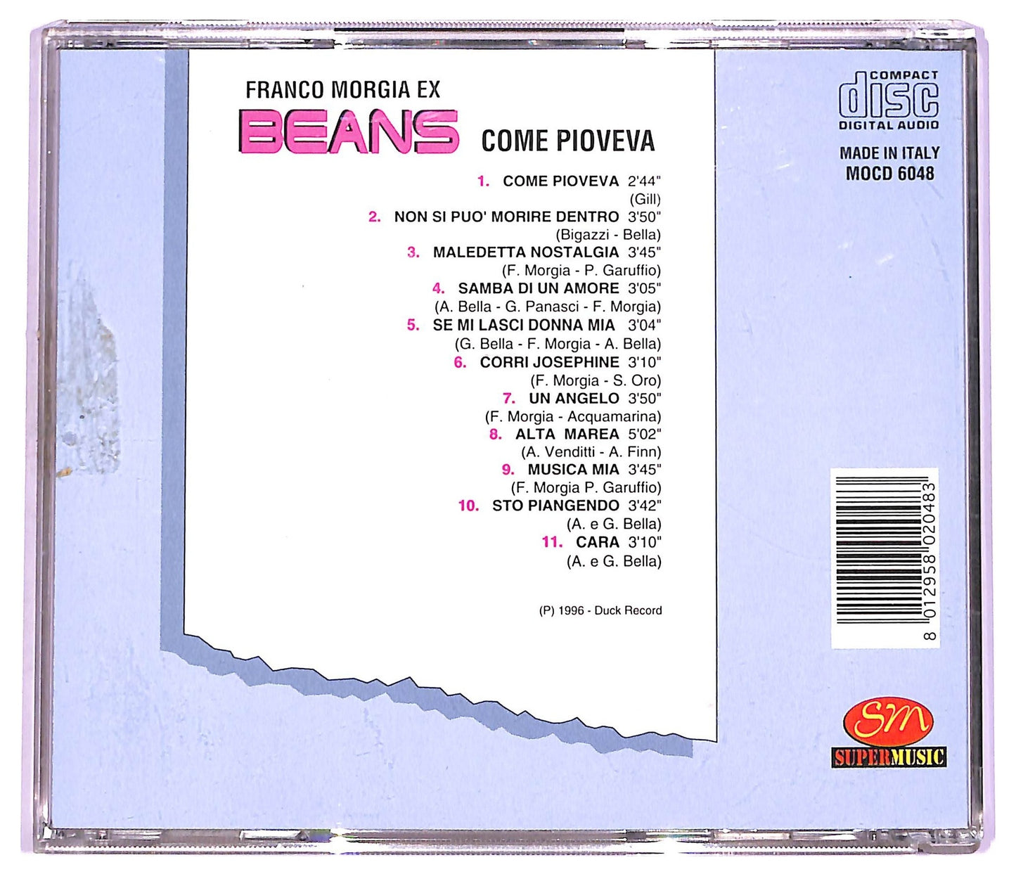 EBOND Beans - Come Pioveva COMPILATION JEWEL CASE CD CD066064