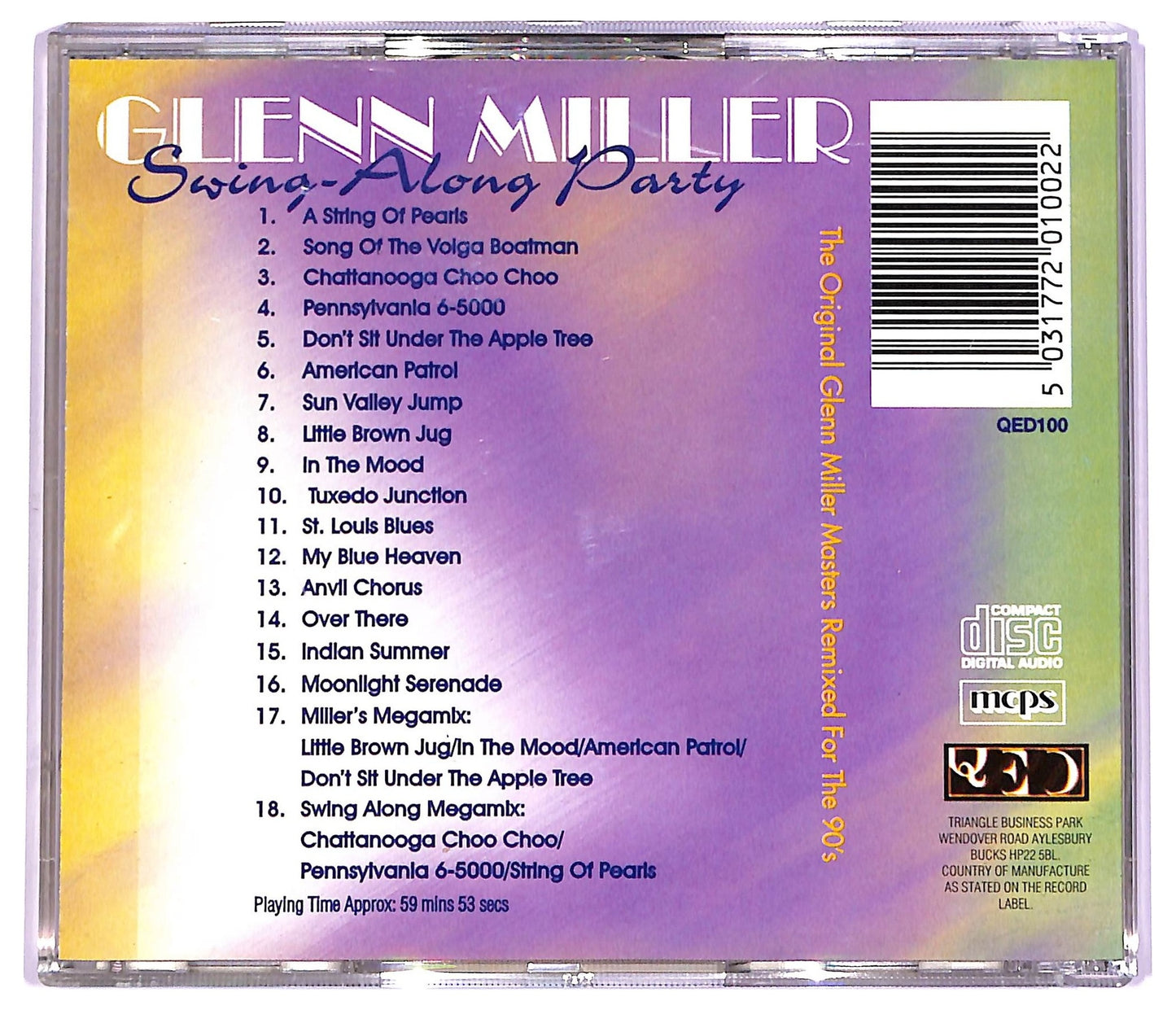 EBOND Glenn Miller - Swing-Along Party COMPILATION JEWEL CASE CD CD066111