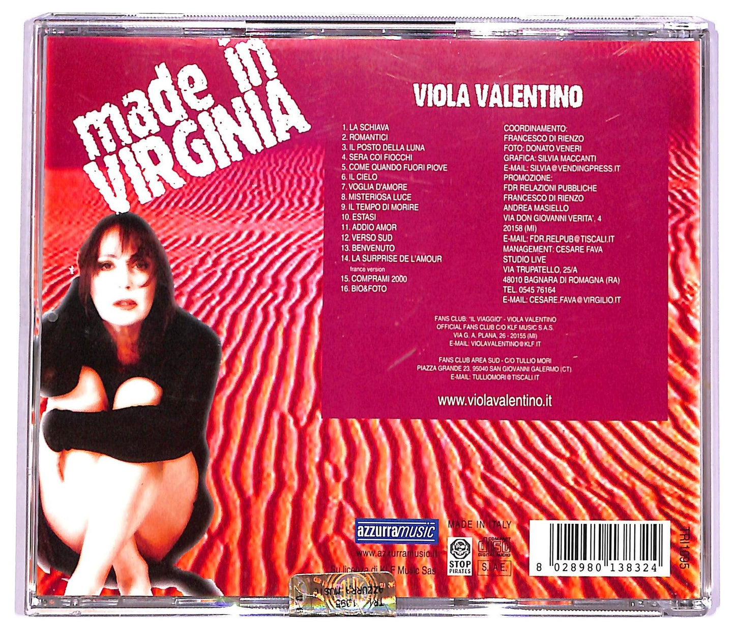 EBOND Viola Valentino - Made In Virginia 2 ALBUM JEWEL CASE CD CD066116