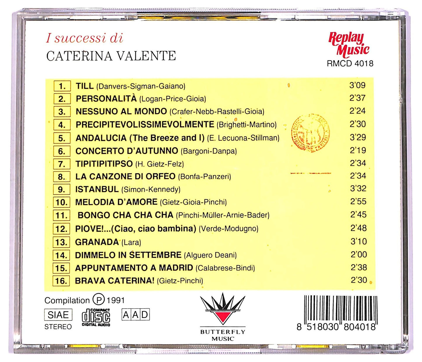 EBOND Caterina Valente - I Successi Di Caterina Valente COMPILATION JEWEL CASE CD CD066138
