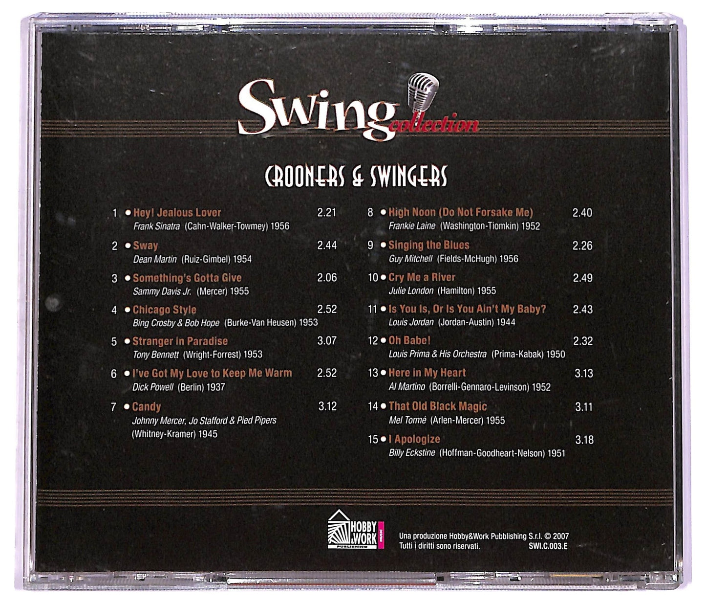 EBOND Various - Crooners e Swingers COMPILATION EDITORIALE JEWEL CASE CD CD066150