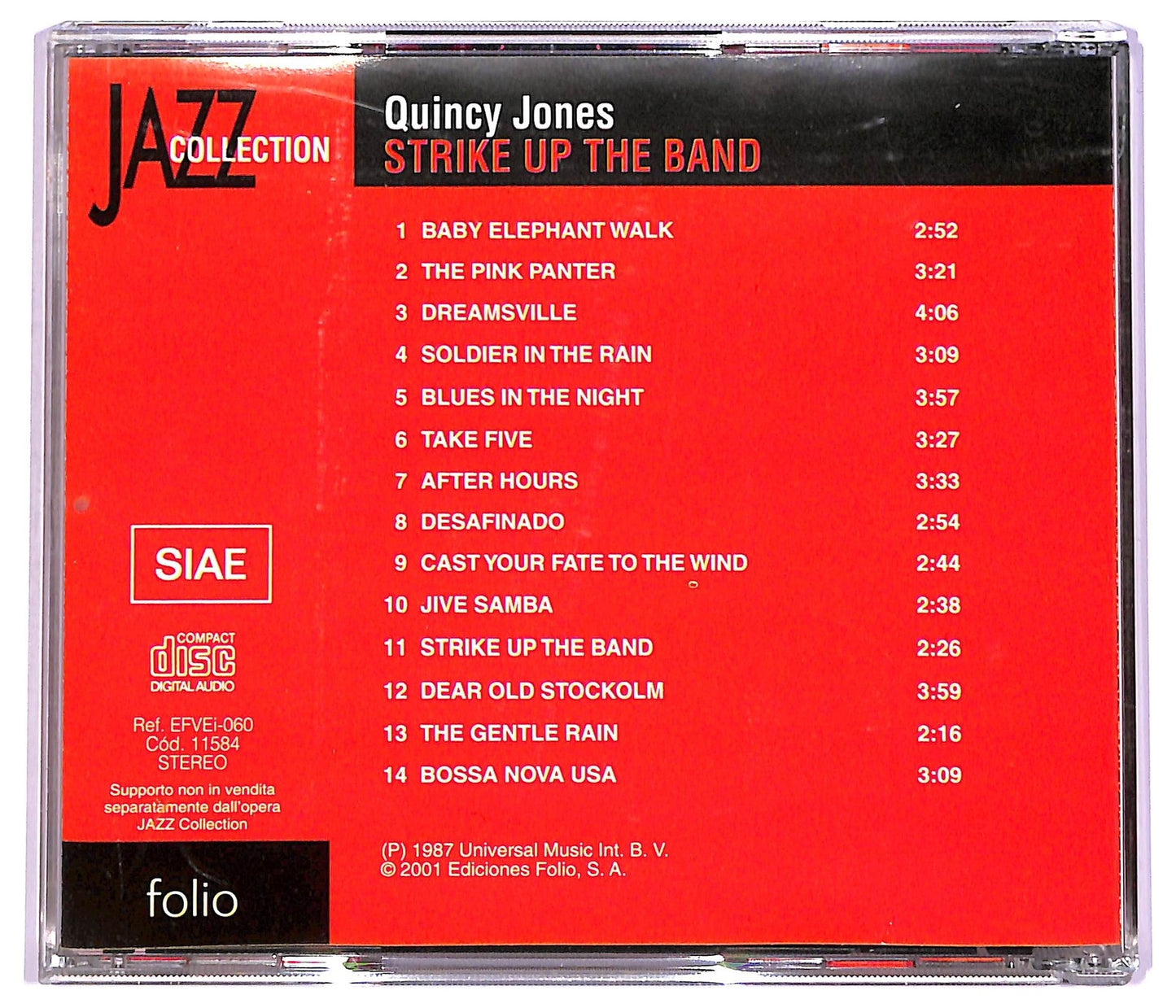 EBOND Quincy Jones - Strike Up The Band COMPILATION EDITORIALE JEWEL CASE CD CD066154