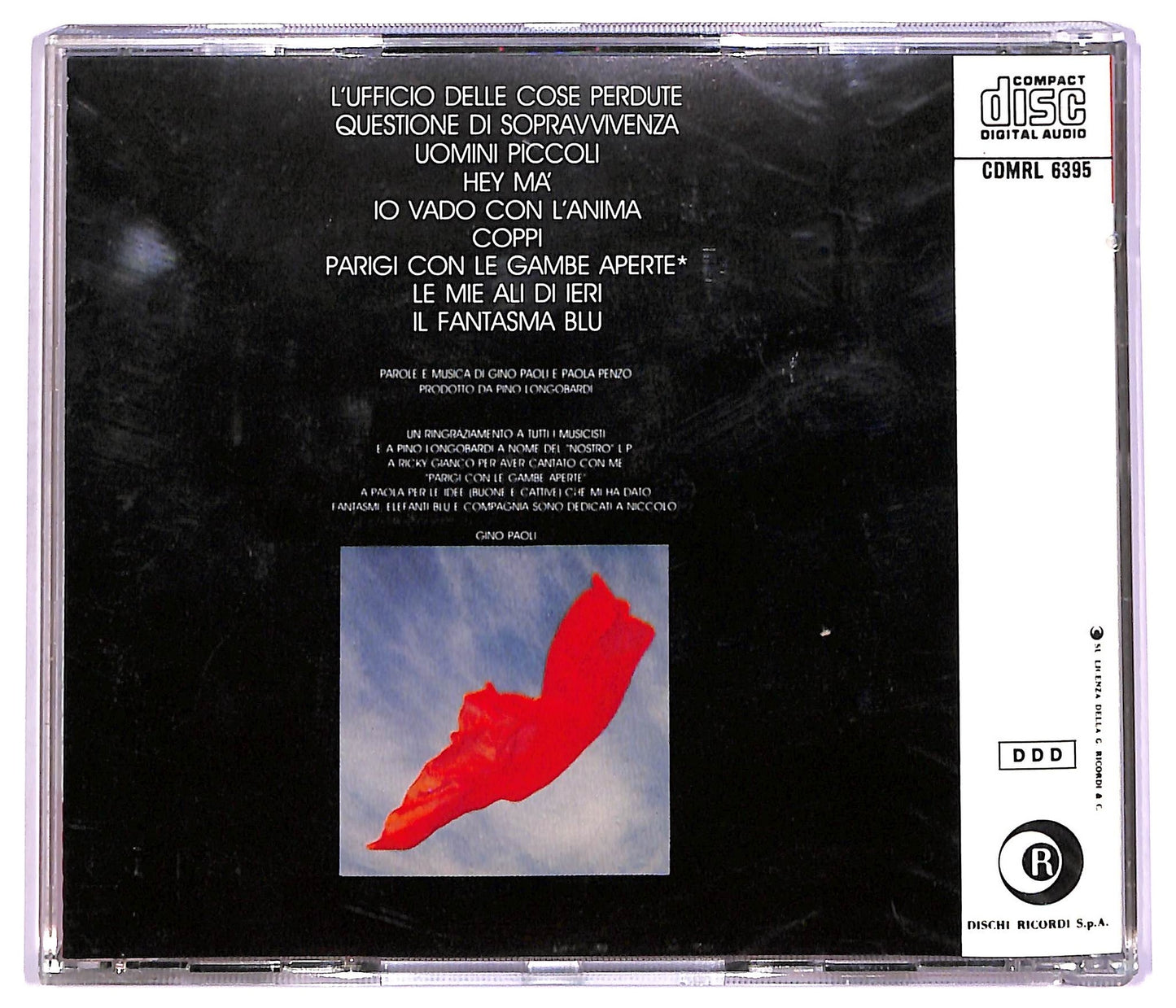 EBOND Gino Paoli - L'Ufficio Delle Cose Perdute ALBUM EDITORIALE JEWEL CASE CD CD066165