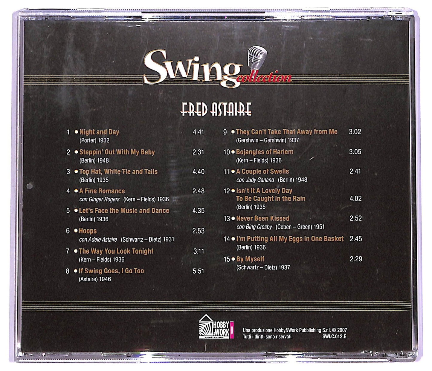 EBOND Fred Astaire - Fred Astaire - Swing Collection COMPILATION EDITORIALE JEWEL CASE CD CD066202