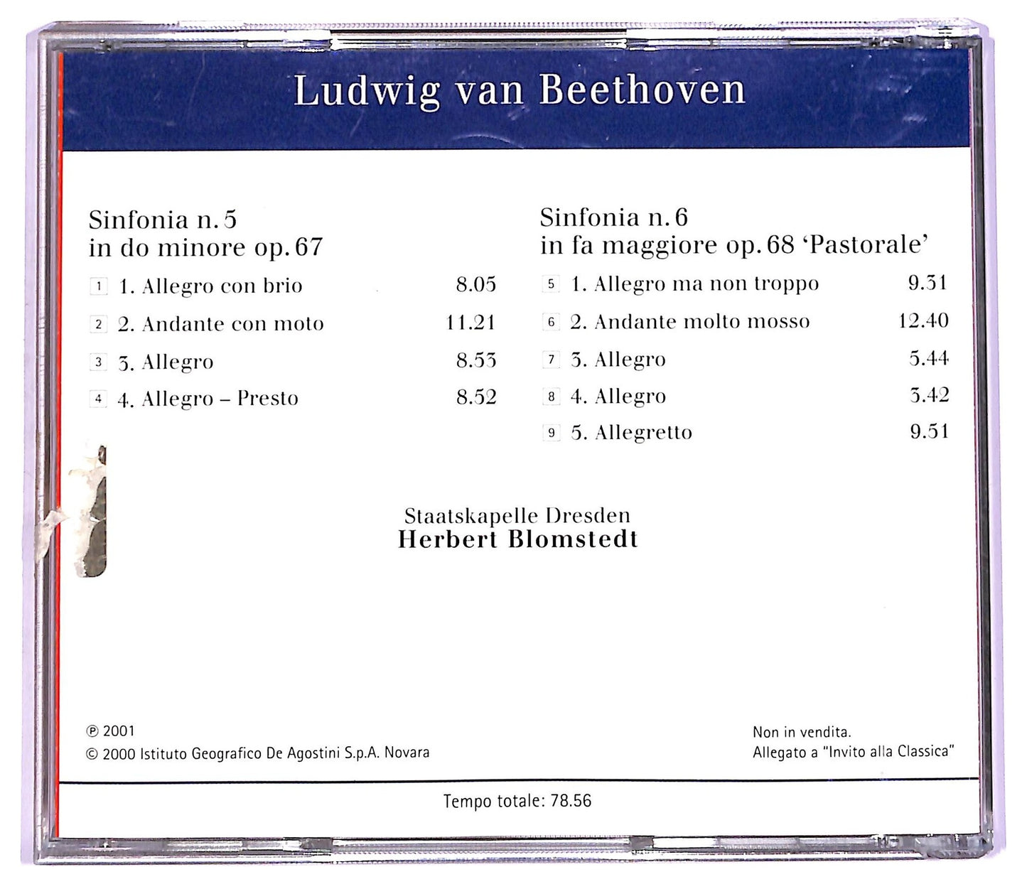 EBOND Beethoven - Sinfonie N 5 E N 6 Pastorale CD CD066210