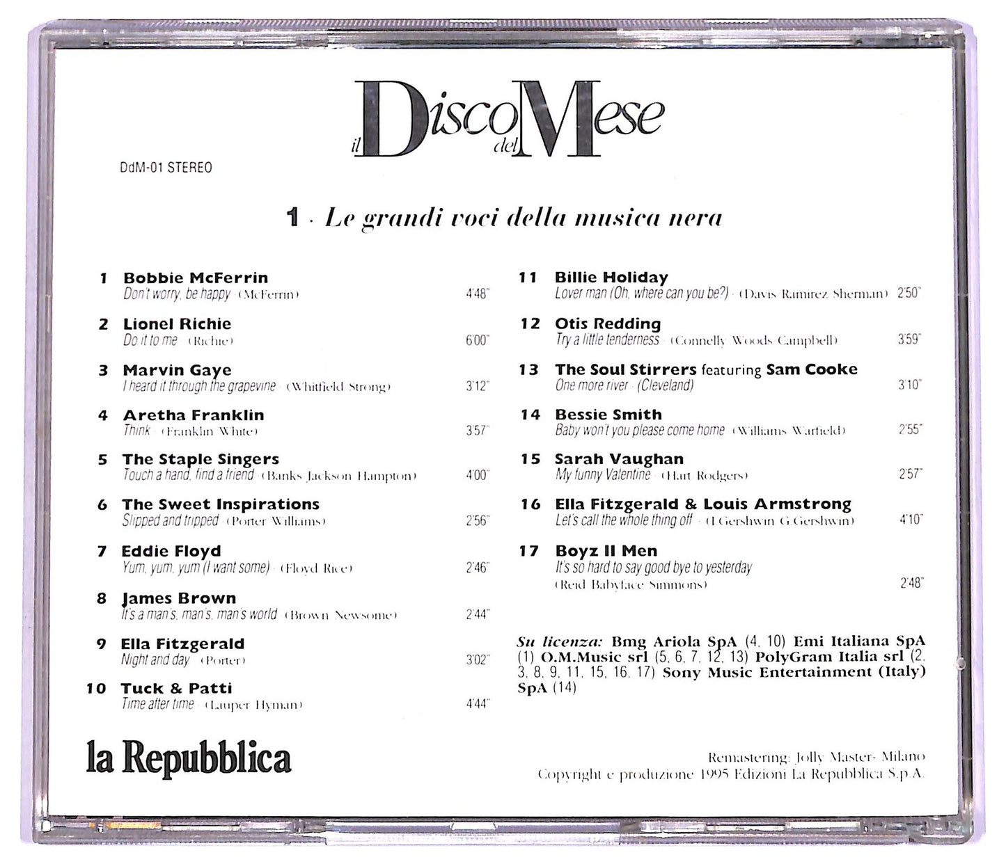 EBOND Various - Le Grandi Voci Della Musica Nera CD CD066215