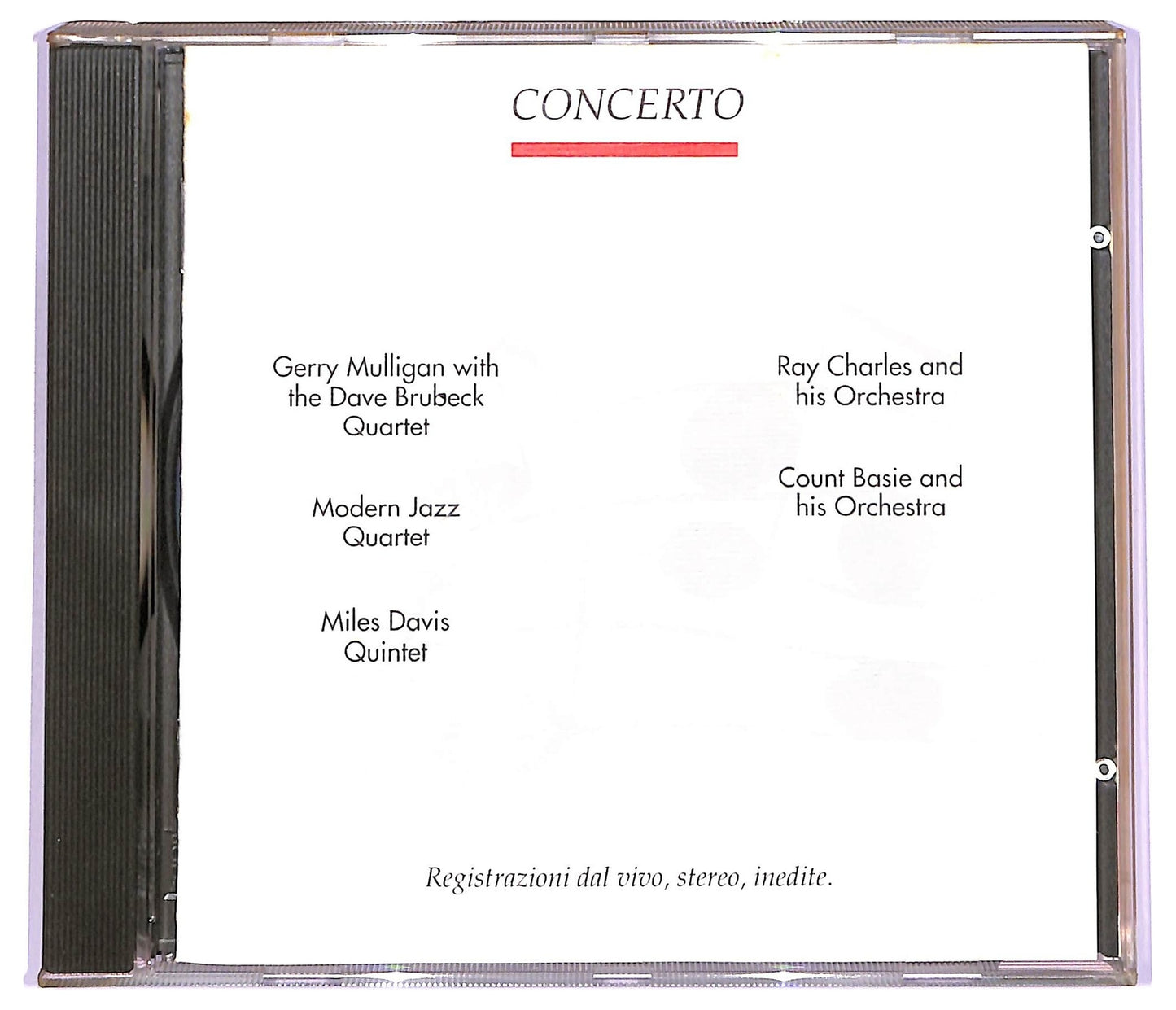 EBOND Various - Concerto Registrazioni dal vivo stereo inedite CD CD066234