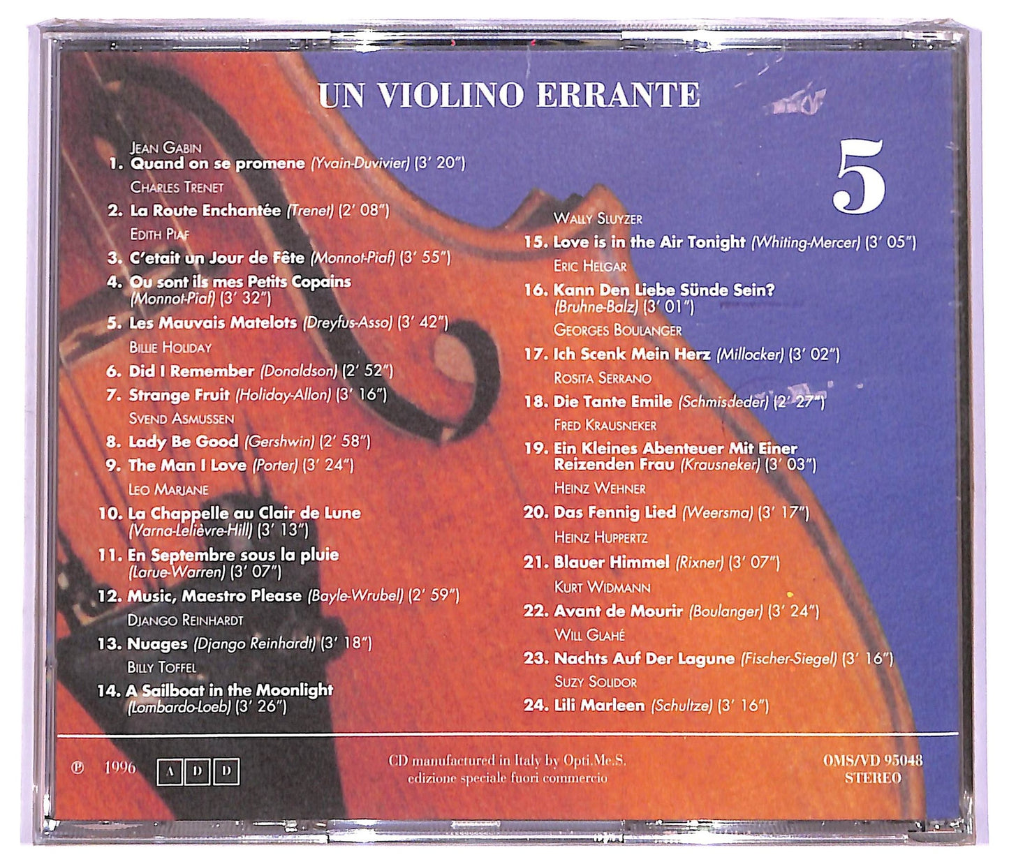 EBOND Various - Un violino errante vol.5 CD CD066253
