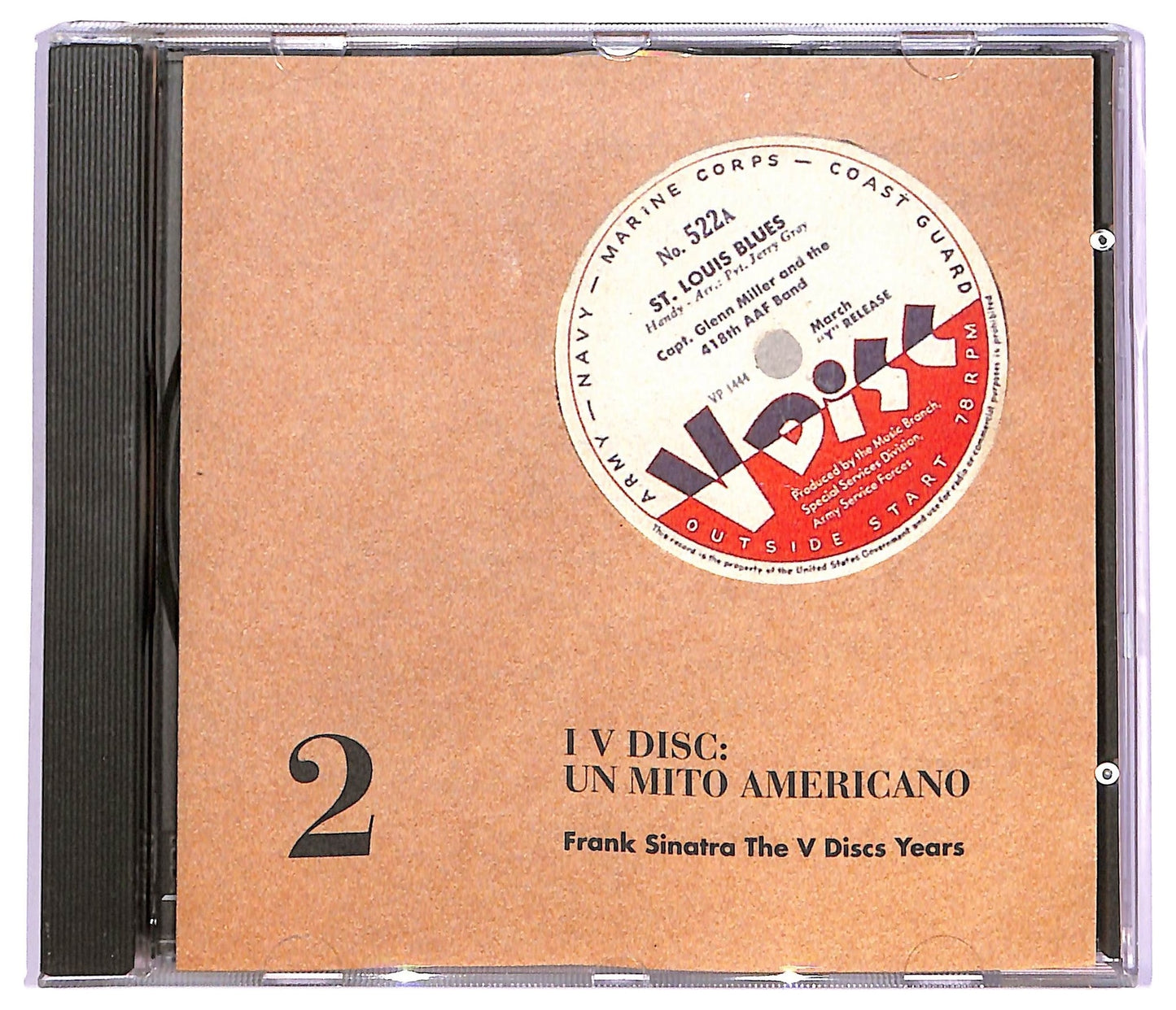 EBOND Various - I V Disc: Un Mito Americano - Frank Sinatra The V Disc Year VOL.2 COMPILATION EDITORIALE JEWEL CASE CD CD066263