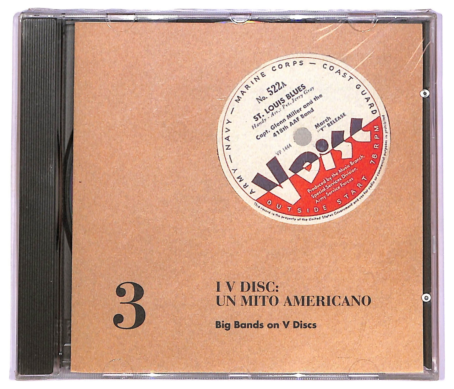 EBOND Various - I V Disc Un Mito Americano -Big Bands On V Disc Vol .3 COMPILATION EDITORIALE JEWEL CASE CD CD066307