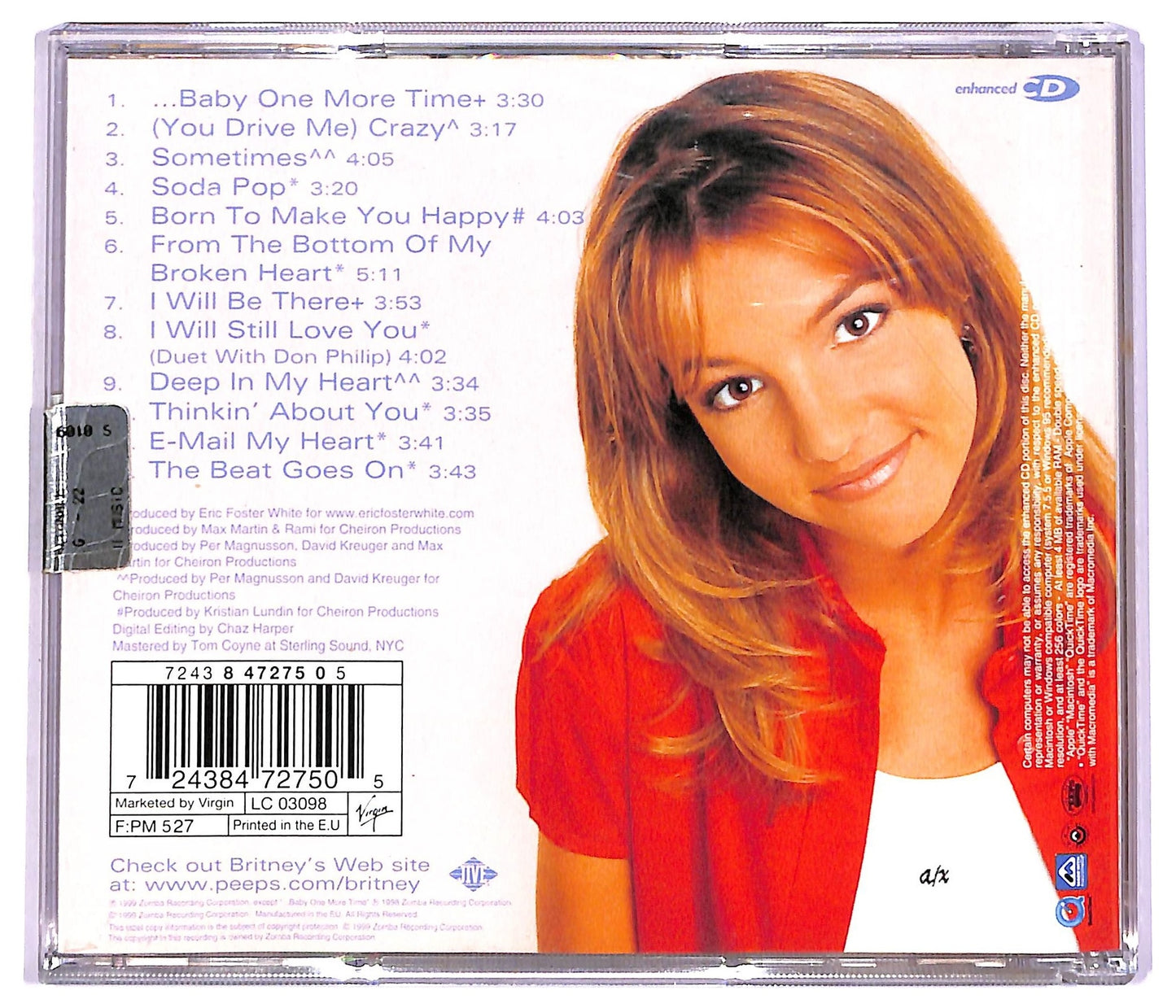 EBOND Britney Spears - ...Baby One More Time CD CD066313