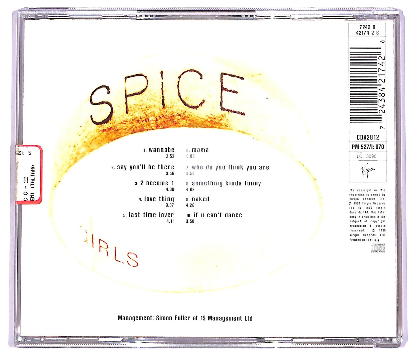 EBOND Spice Girls - Spice CD CD066317