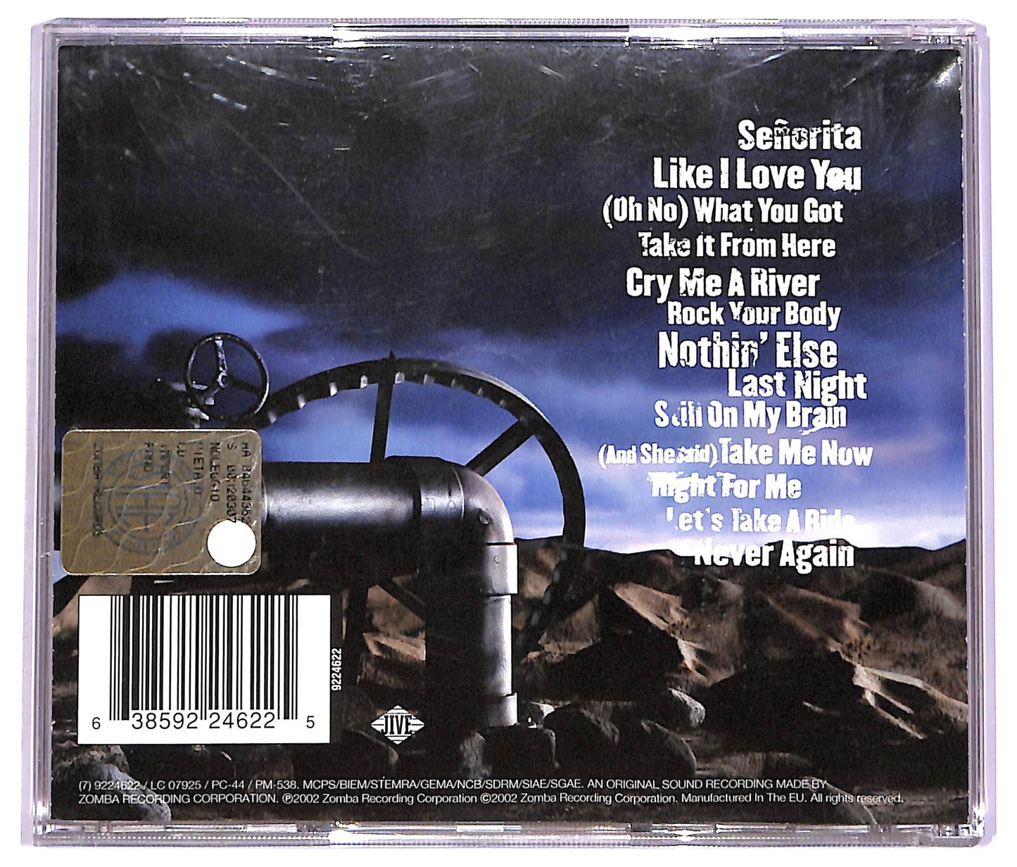 EBOND Justin Timberlake - Justified ALBUM JEWEL CASE CD CD066335