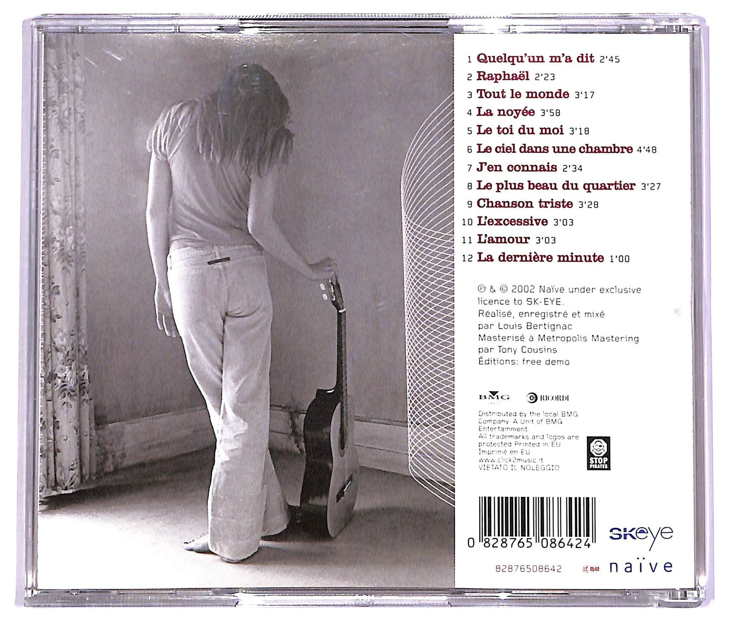 EBOND Carla Bruni - Quelqu'un M'a Dit ALBUM JEWEL CASE CD CD066346