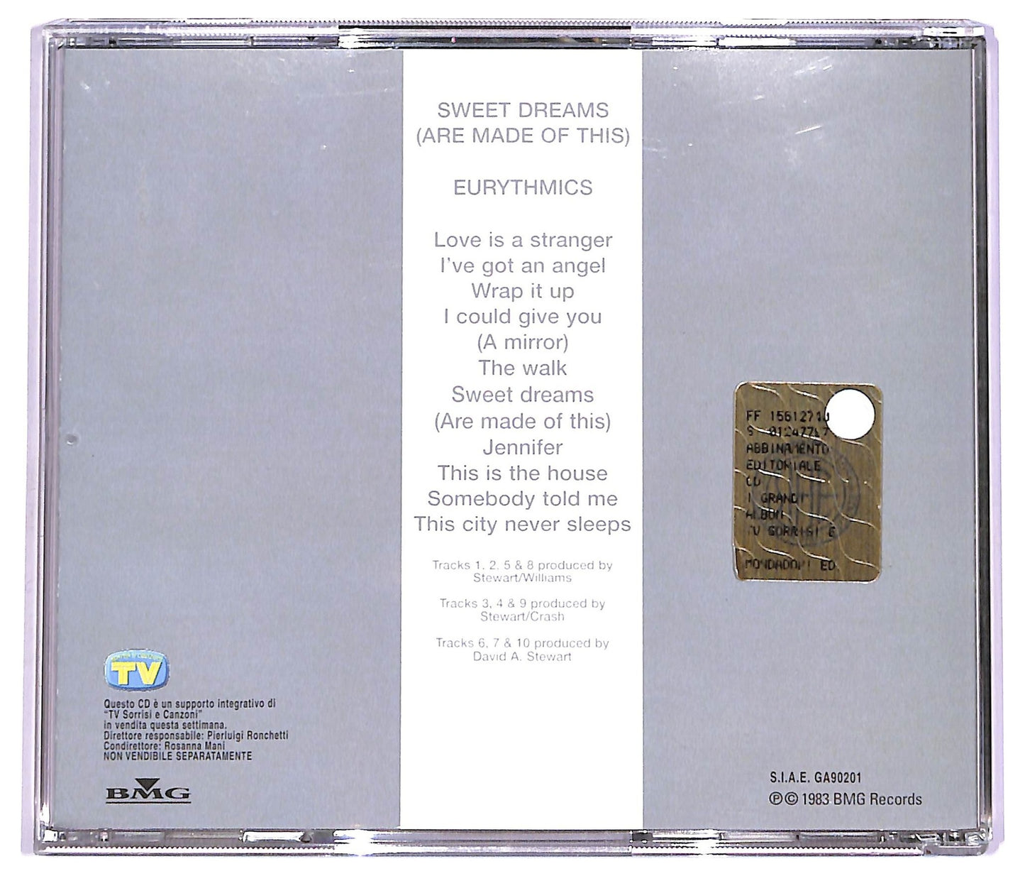 EBOND Eurythmics - Sweet Dreams (Are Made Of This) CD CD066401