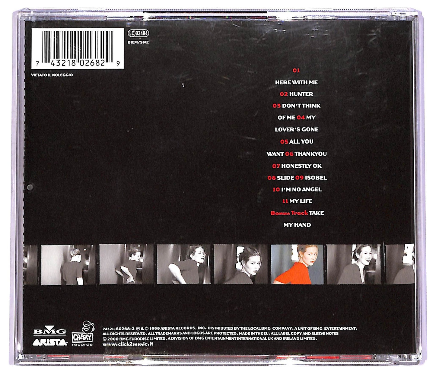 EBOND Dido - No Angel ALBUM JEWEL CASE CD CD066403