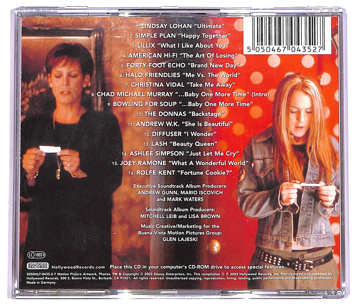 EBOND Various - Freaky Friday - Original Soundtrack COMPILATION JEWEL CASE CD CD066406